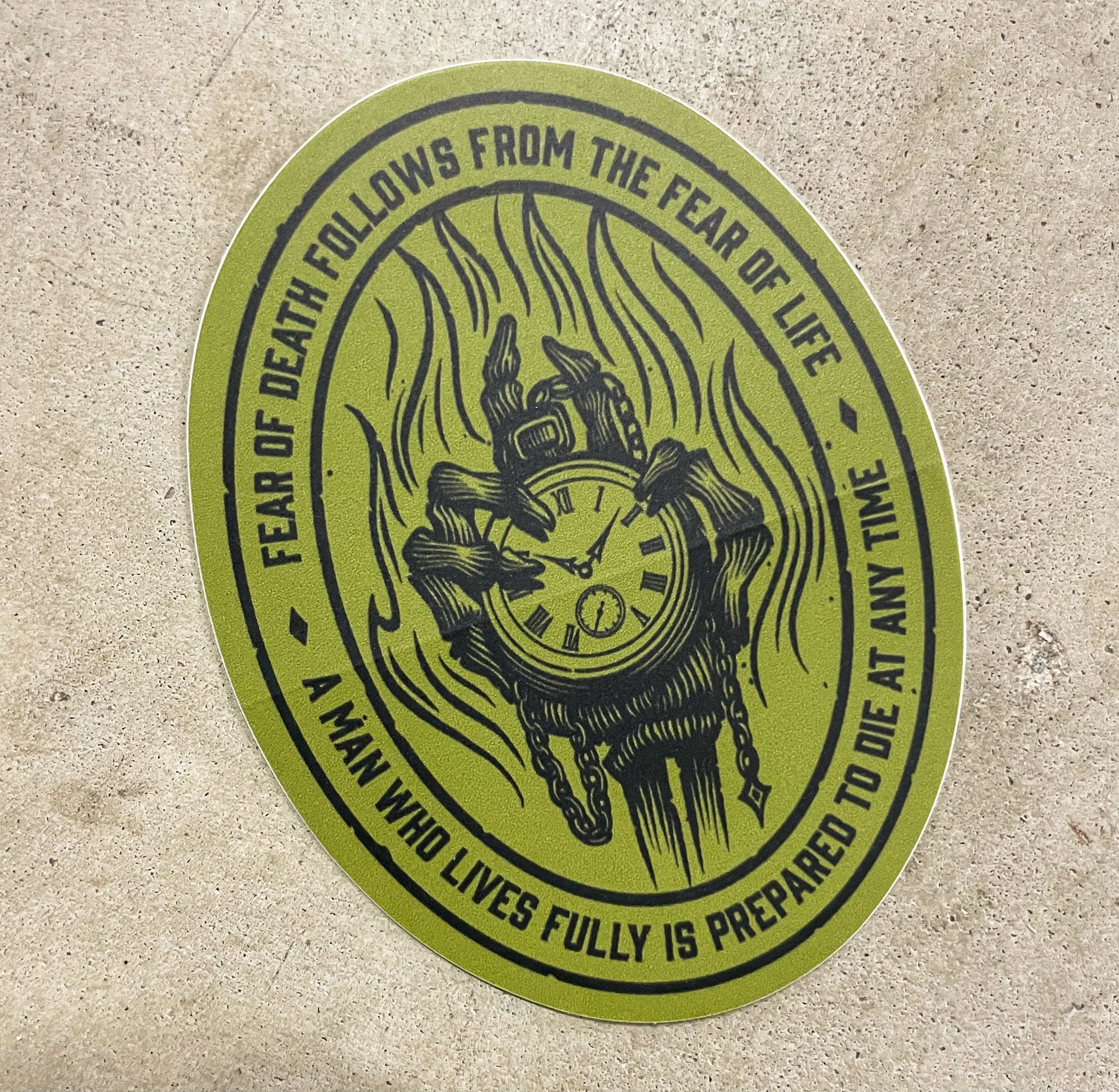 Fear Not Death - Sticker