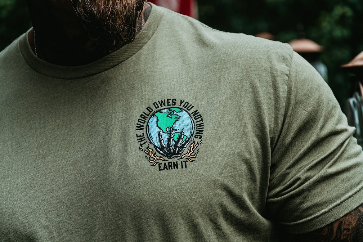 The World Owes You Nothing. Earn It.