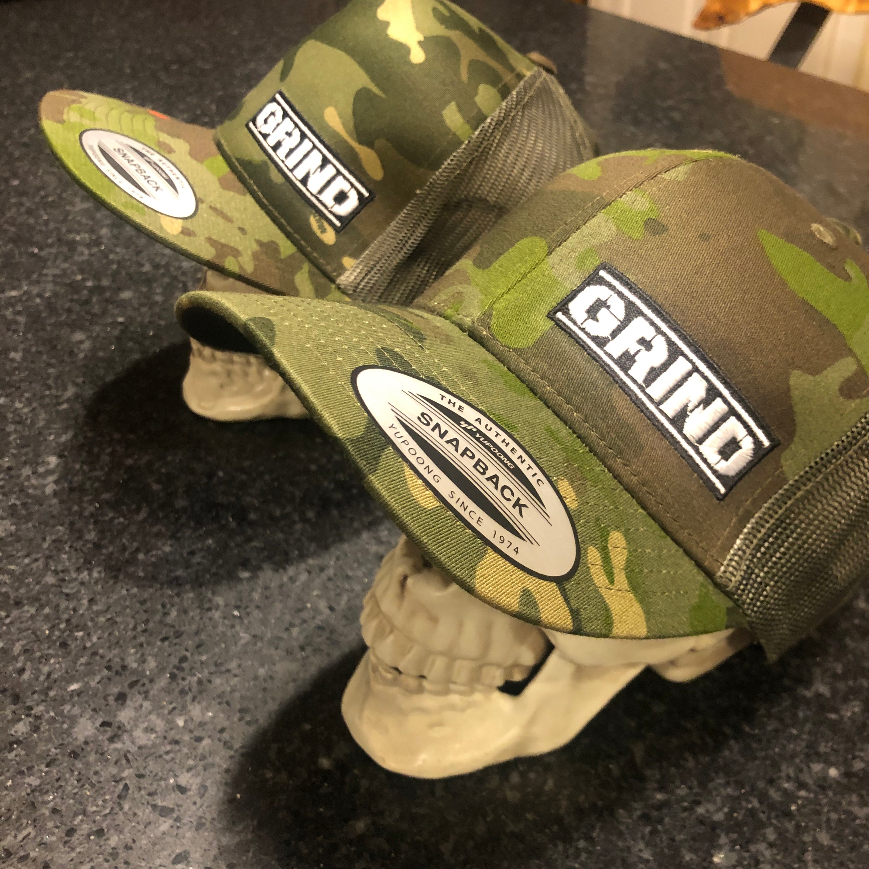 Tropic Camo Retro Trucker Snapbacks