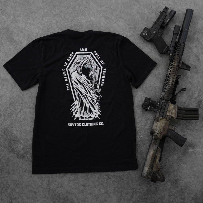THE NIGHT IS DARK TEE