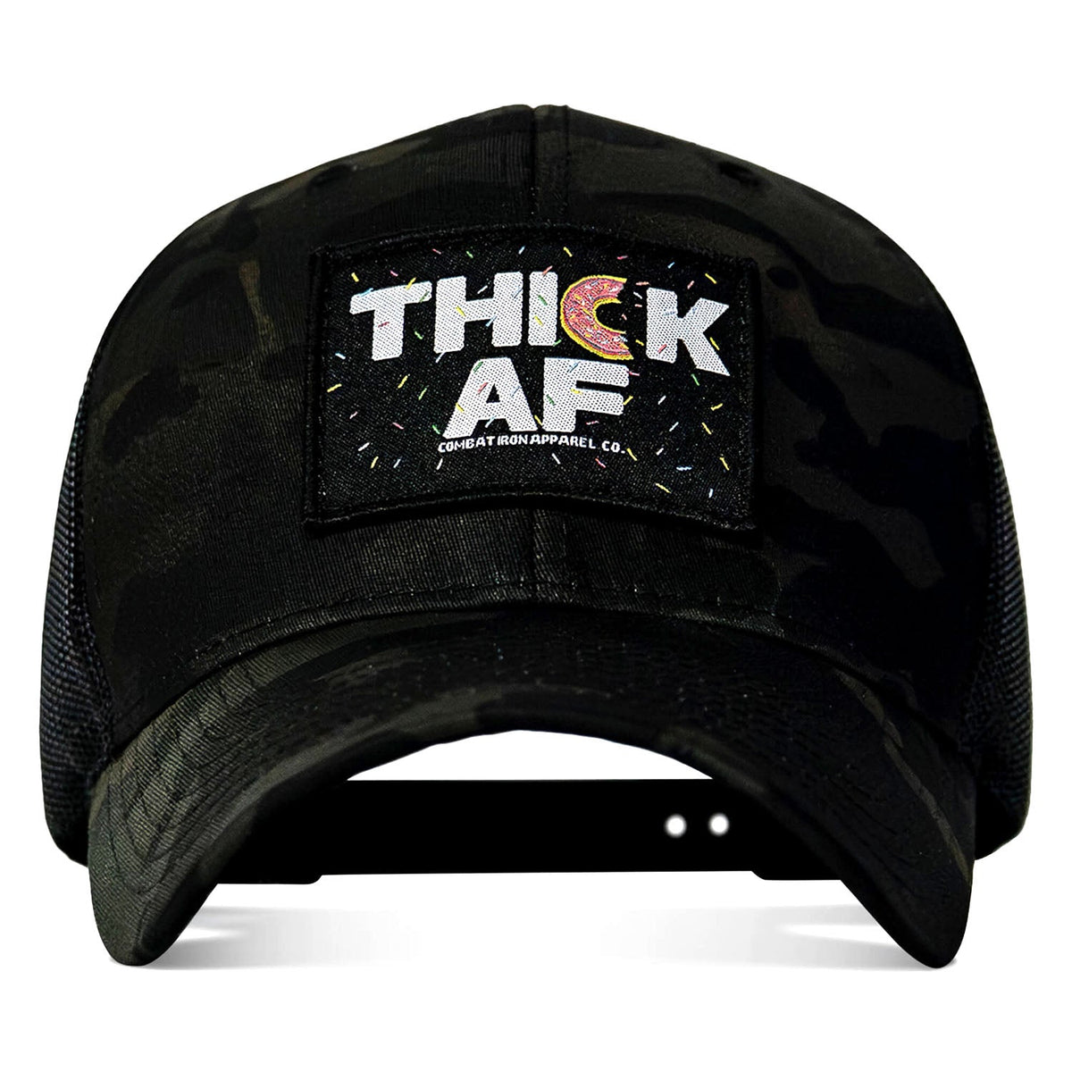 THICK AF DONUT EDITION PATCH MID-PROFILE MESH SNAPBACK Cap