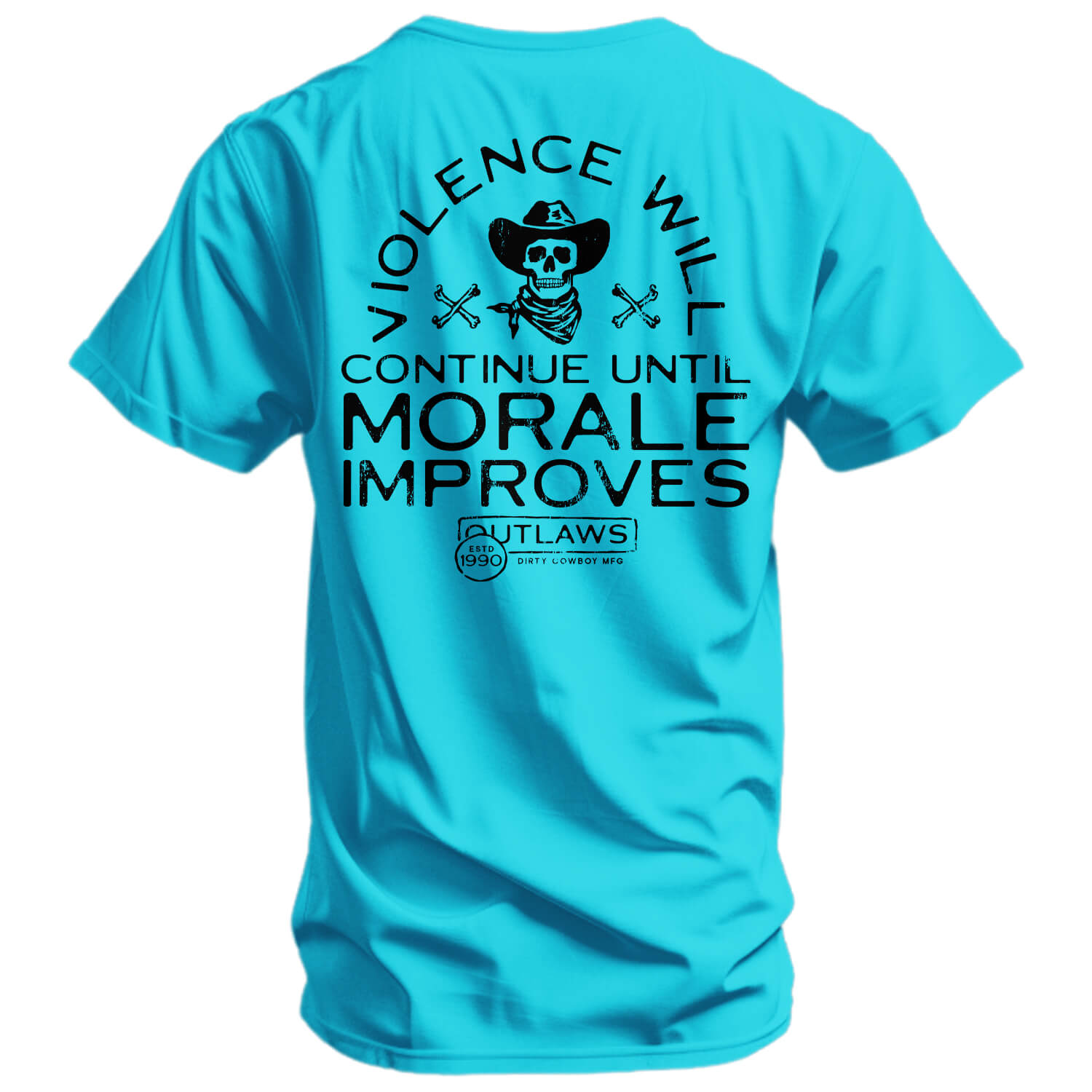 Violence Will Continue Until Morale Improves Men's T-Shirt