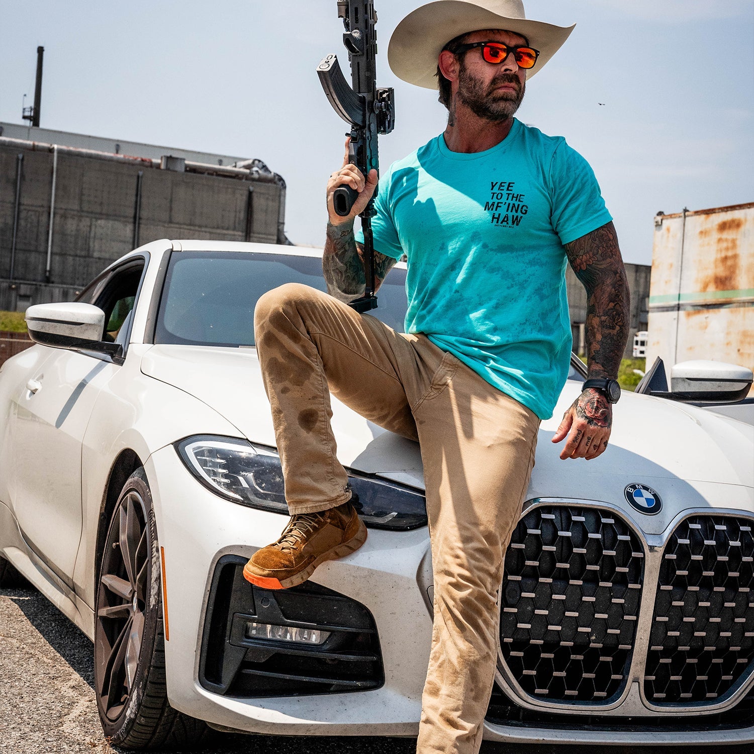 Yee To The Mf'Ing Haw Rodeo Men's T-Shirt