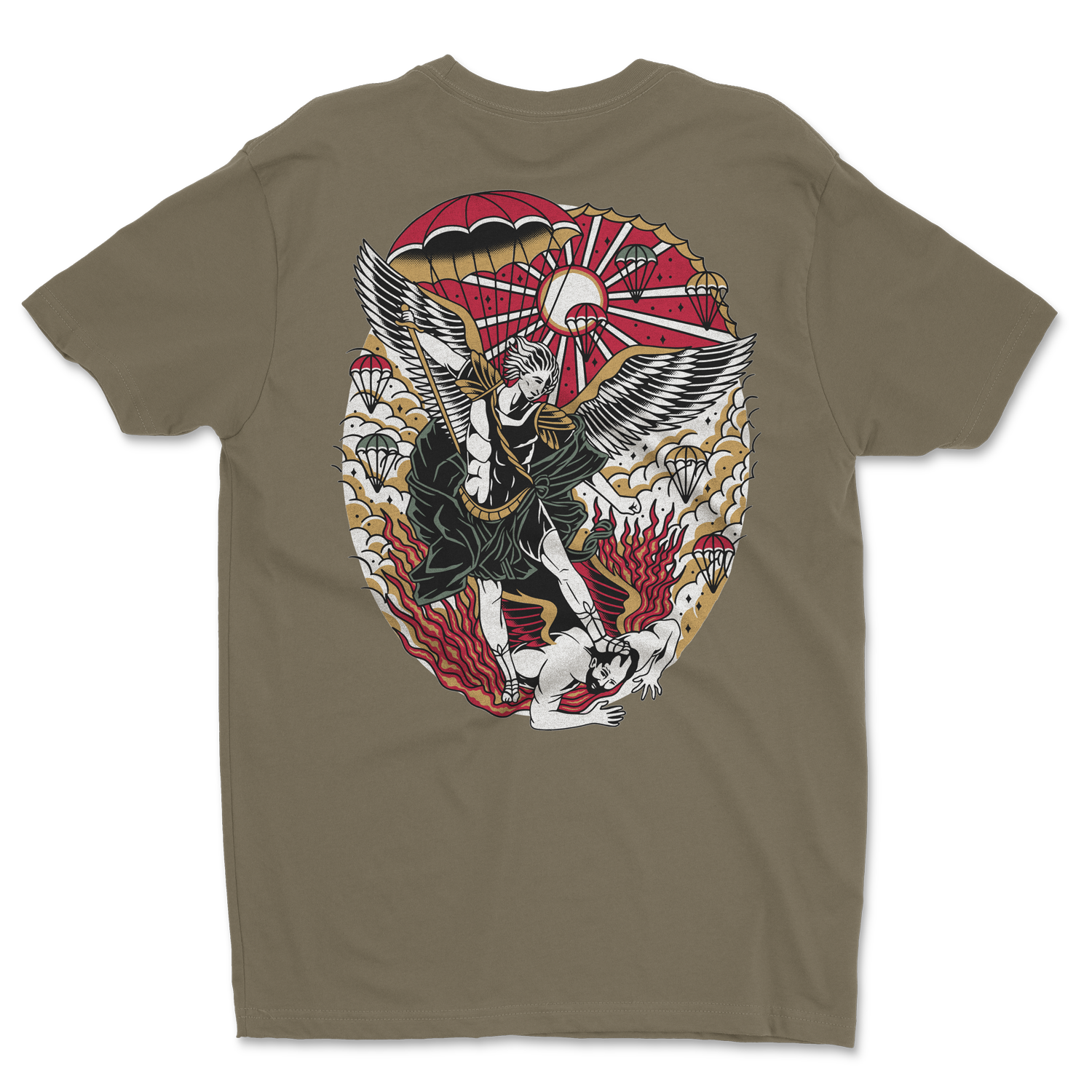 St. Michael Traditional Shirt Military Green