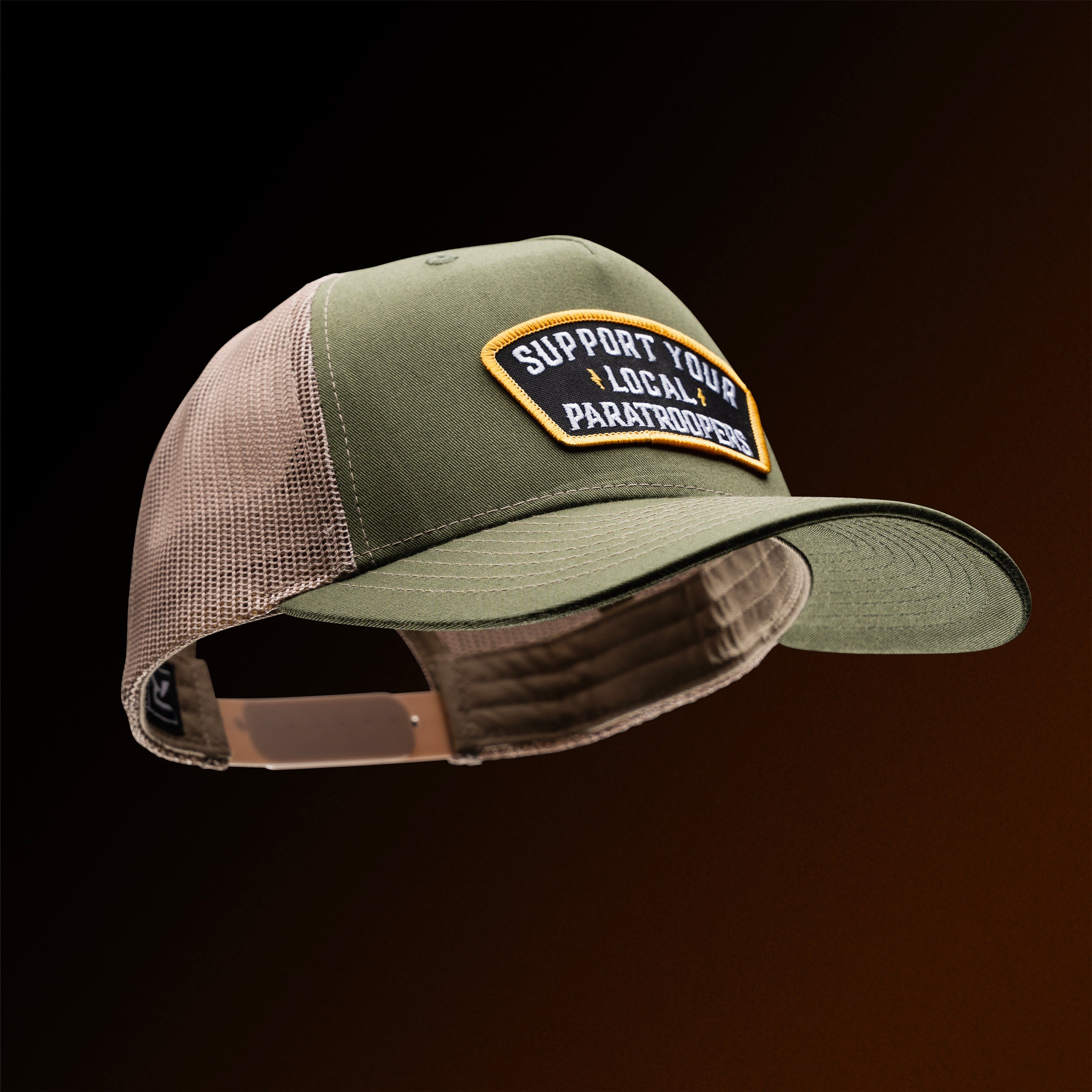 Support Your Local Paratroopers Patch Trucker Hat