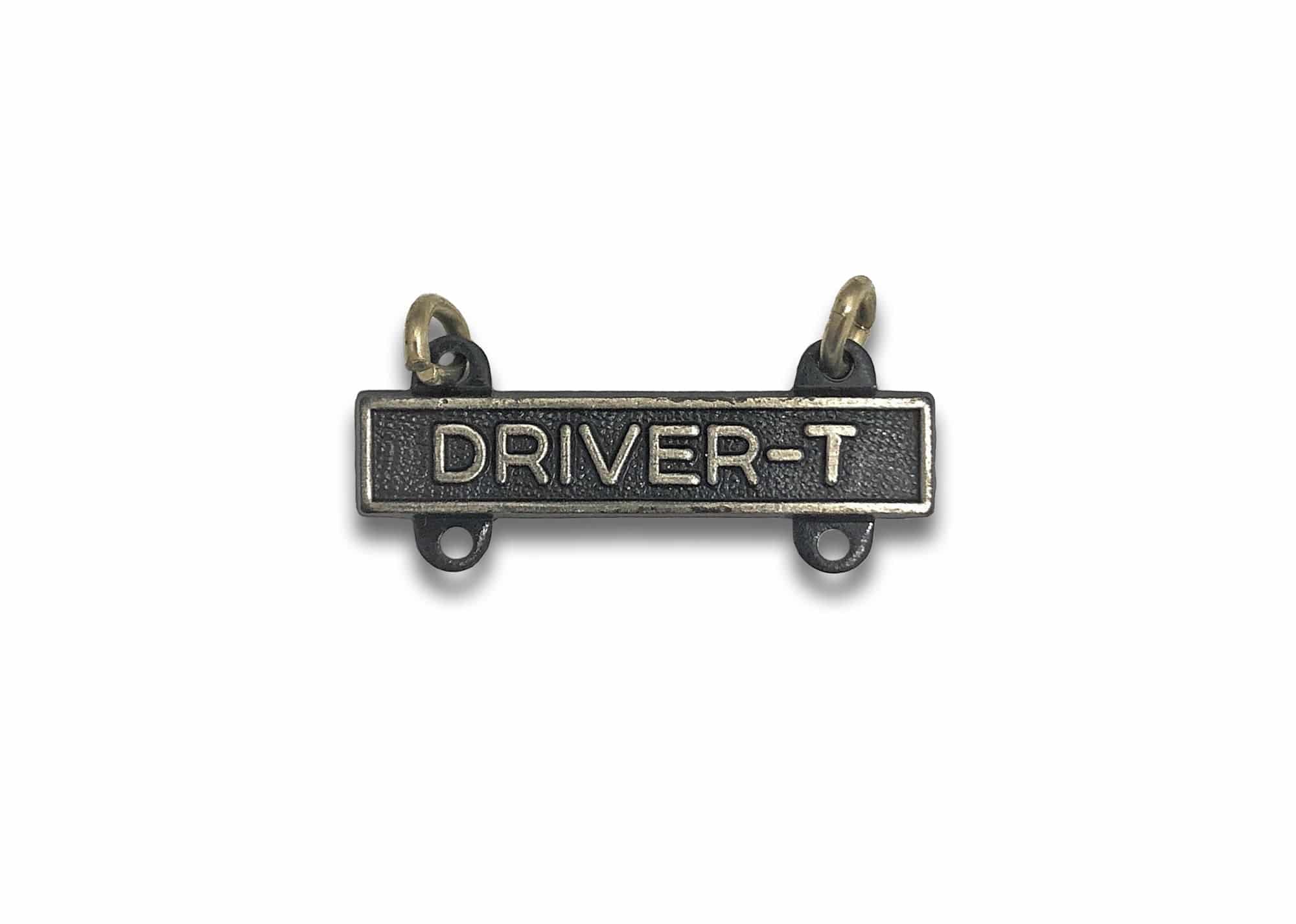 U.S. Army Driver T  STA-BRITE® Qualification Bar Silver-OX