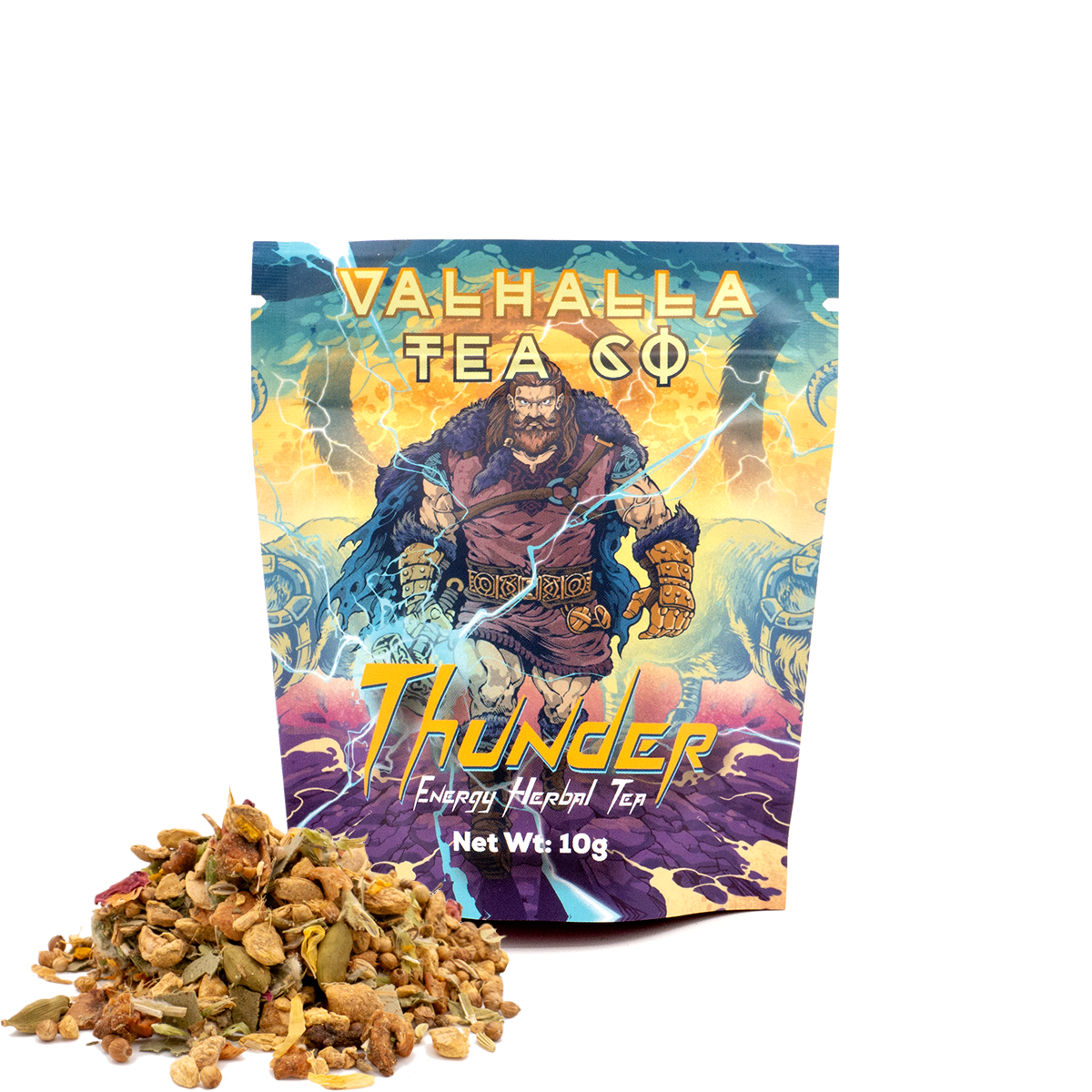 Thunder | Spicy & Fruity | Energy Herbal Tea | Non-Caffeinated