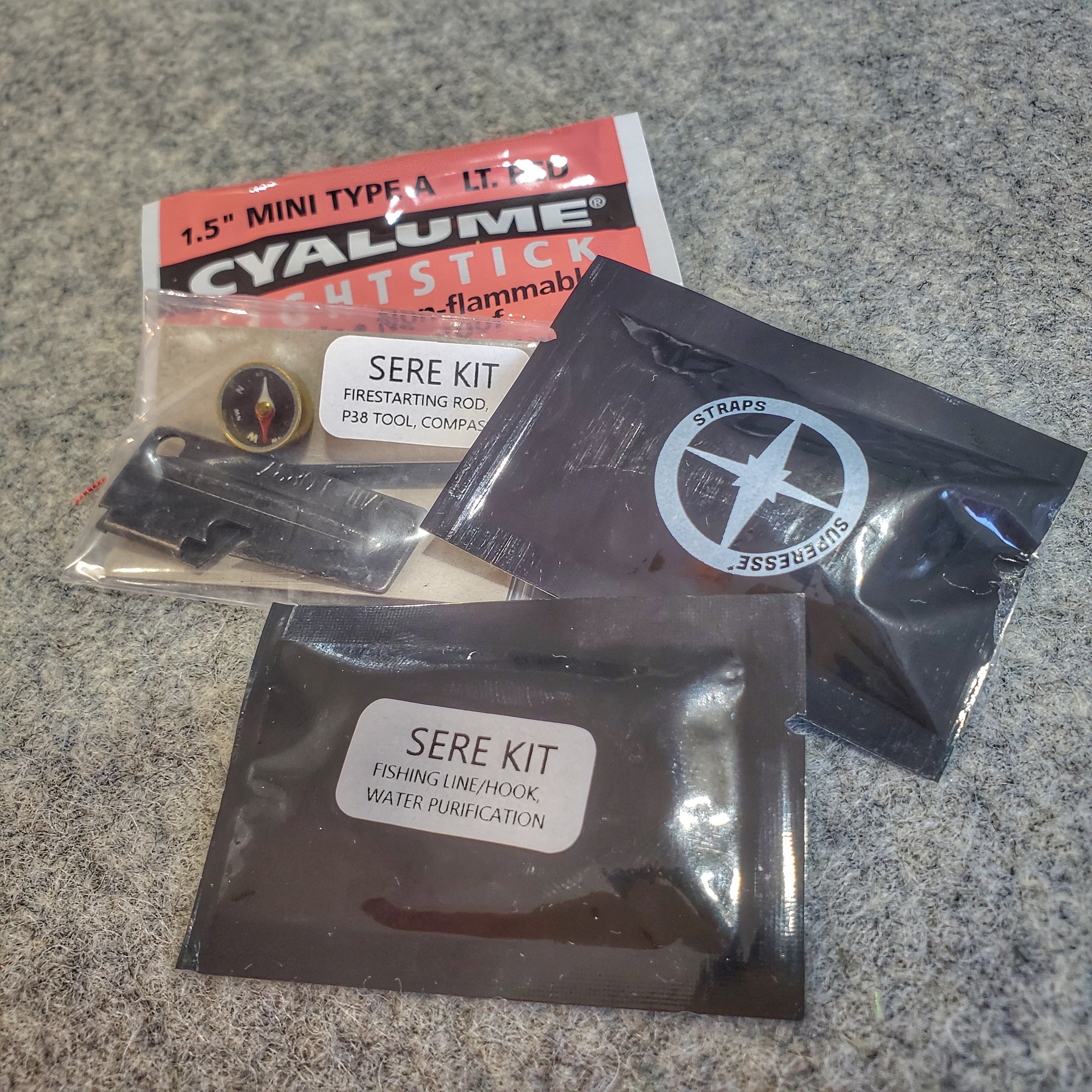 SERE Patch Kit: verdecktes militärisches Kit für Szenarien des Überlebens, Ausweichens, Widerstands und der Flucht