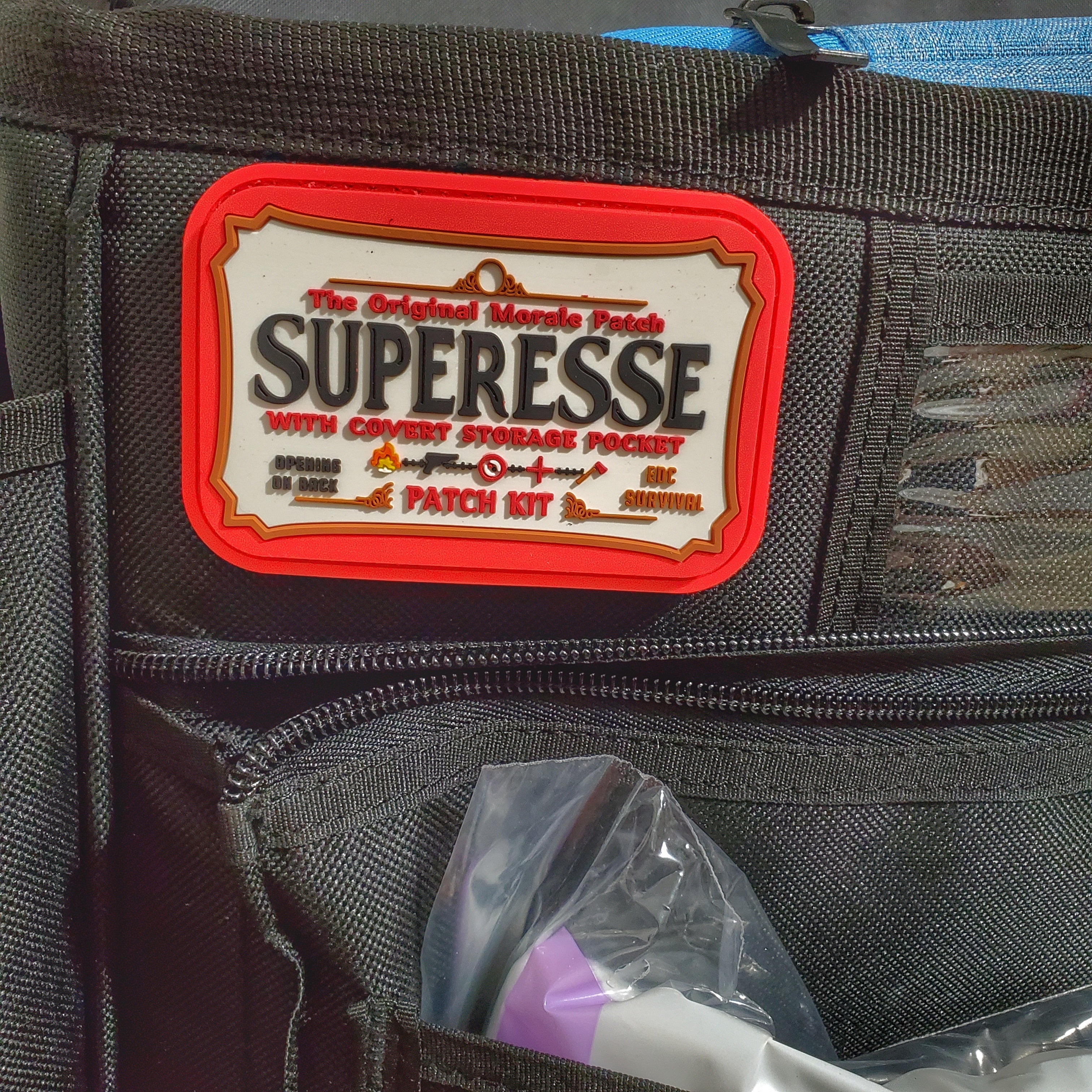 Storage Pocket Patch:  "Altoids" The Original Morale Patch by Superesse with Covert Storage Pocket