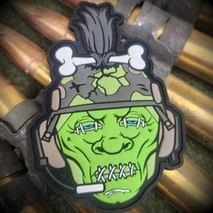 Tactical Voodoo Shrunken Head - 3.5" PVC Patch