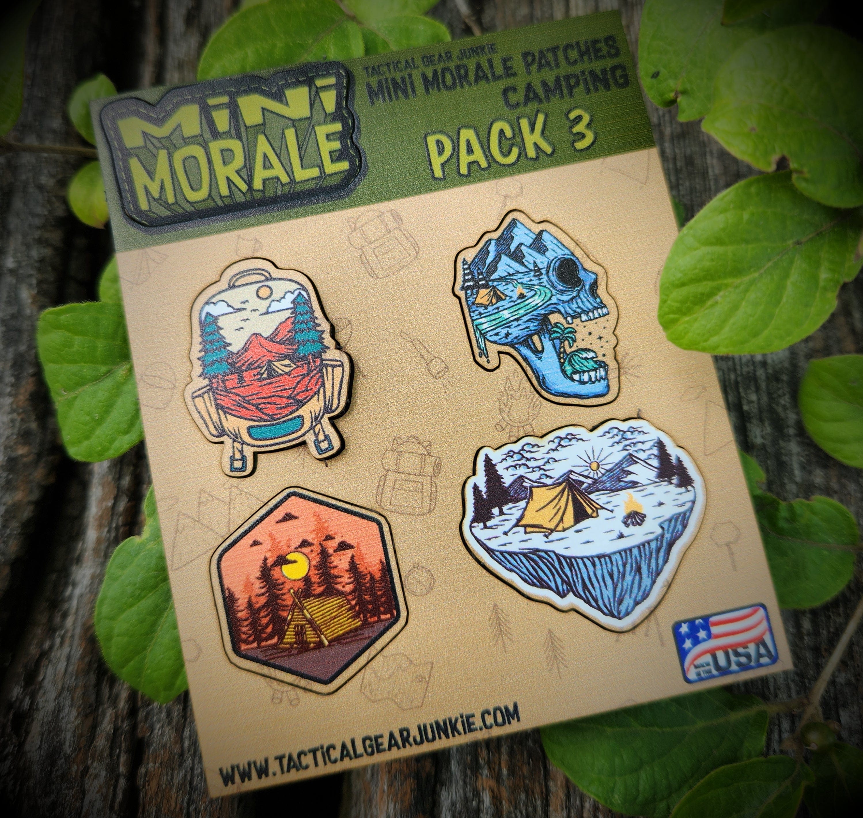 Mini Morale - Wilderness Explorer- Camping Patch Pack 3