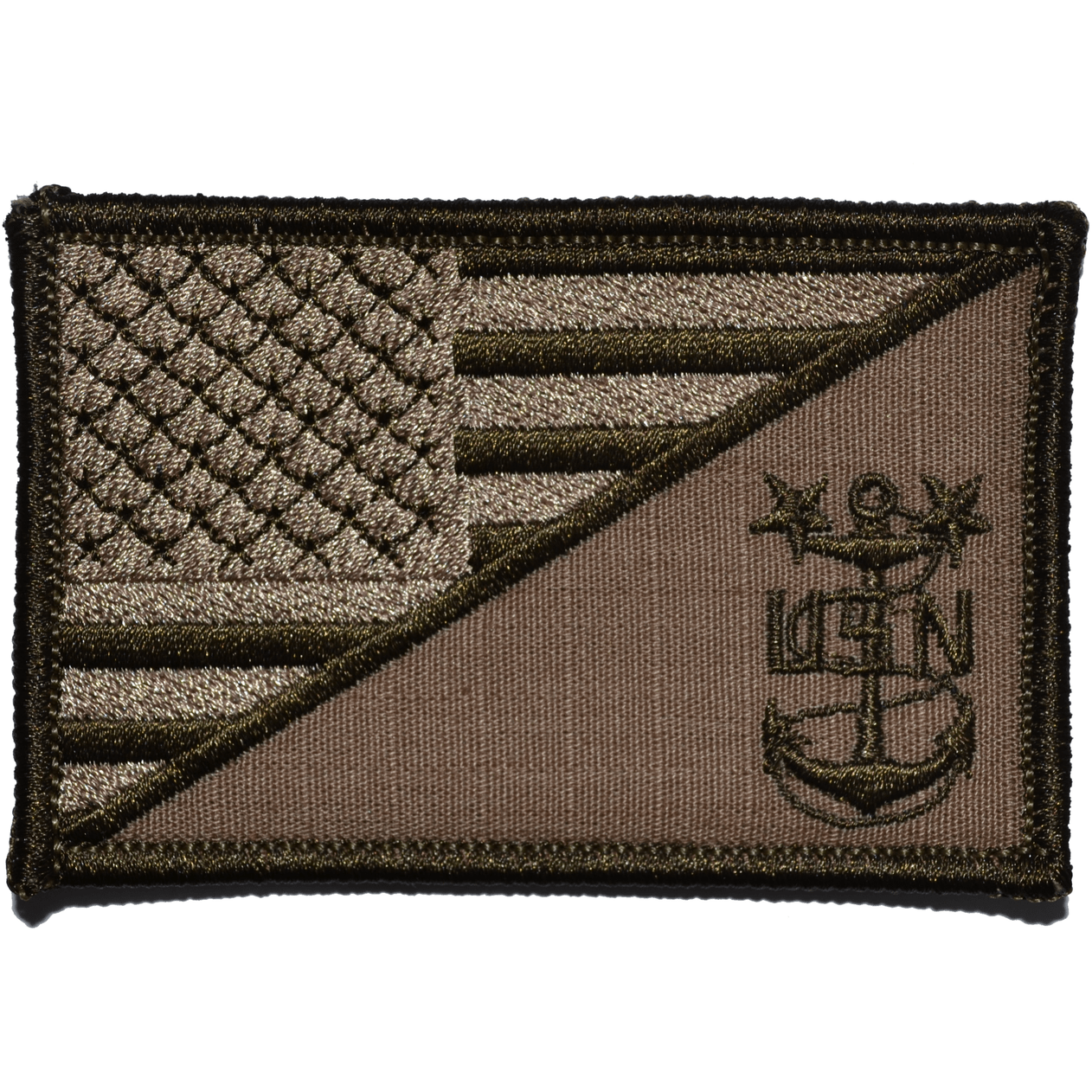 NAVY MCPO MASTER CHIEF PETTY OFFICER USA FLAG TACTICAL PATCH