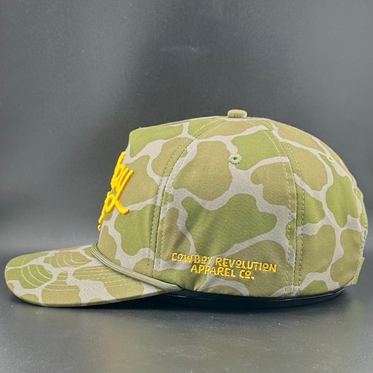 TURTLE CAMO “COWBOY HAT” 5-PANEL HAT