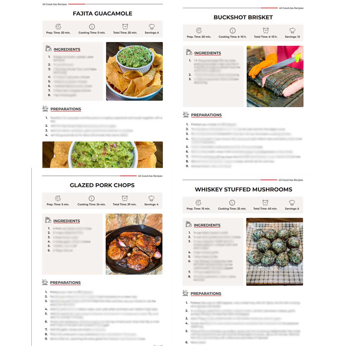 40 Good Ass Recipes