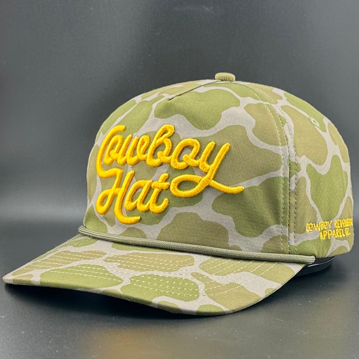 TURTLE CAMO “COWBOY HAT” 5-PANEL HAT