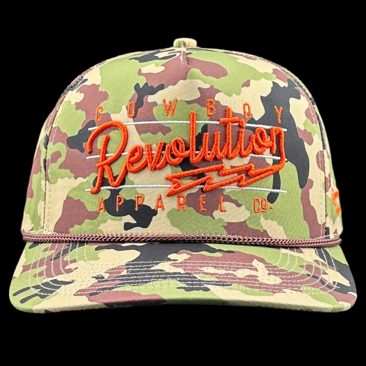 “LIGHTNING" WOODLAND CAMO PERFORMANCE HAT