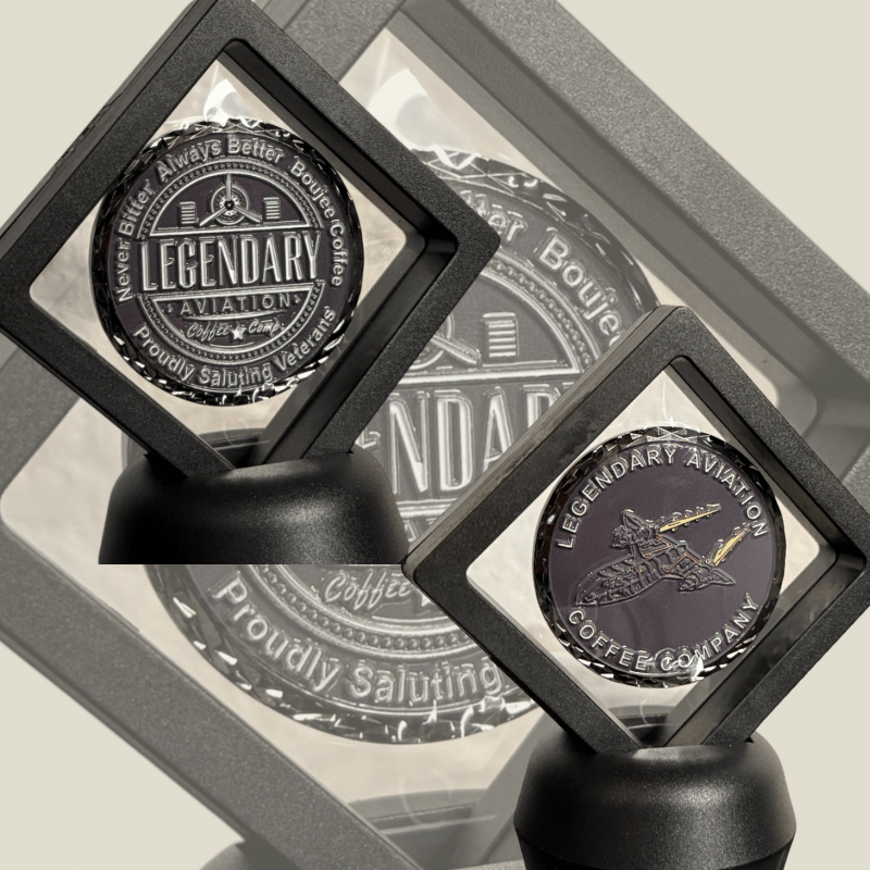 Legendary Aviation Challenge Coin - Limited Edition 100% USA Made
