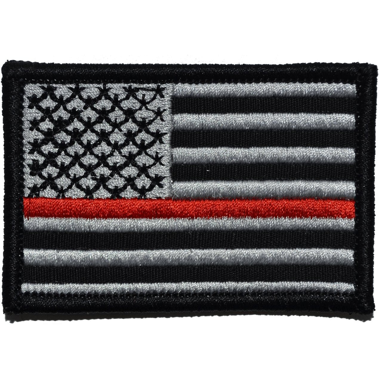 Thin Red Line Firefighter American Flag - 2x3 Hat Patch