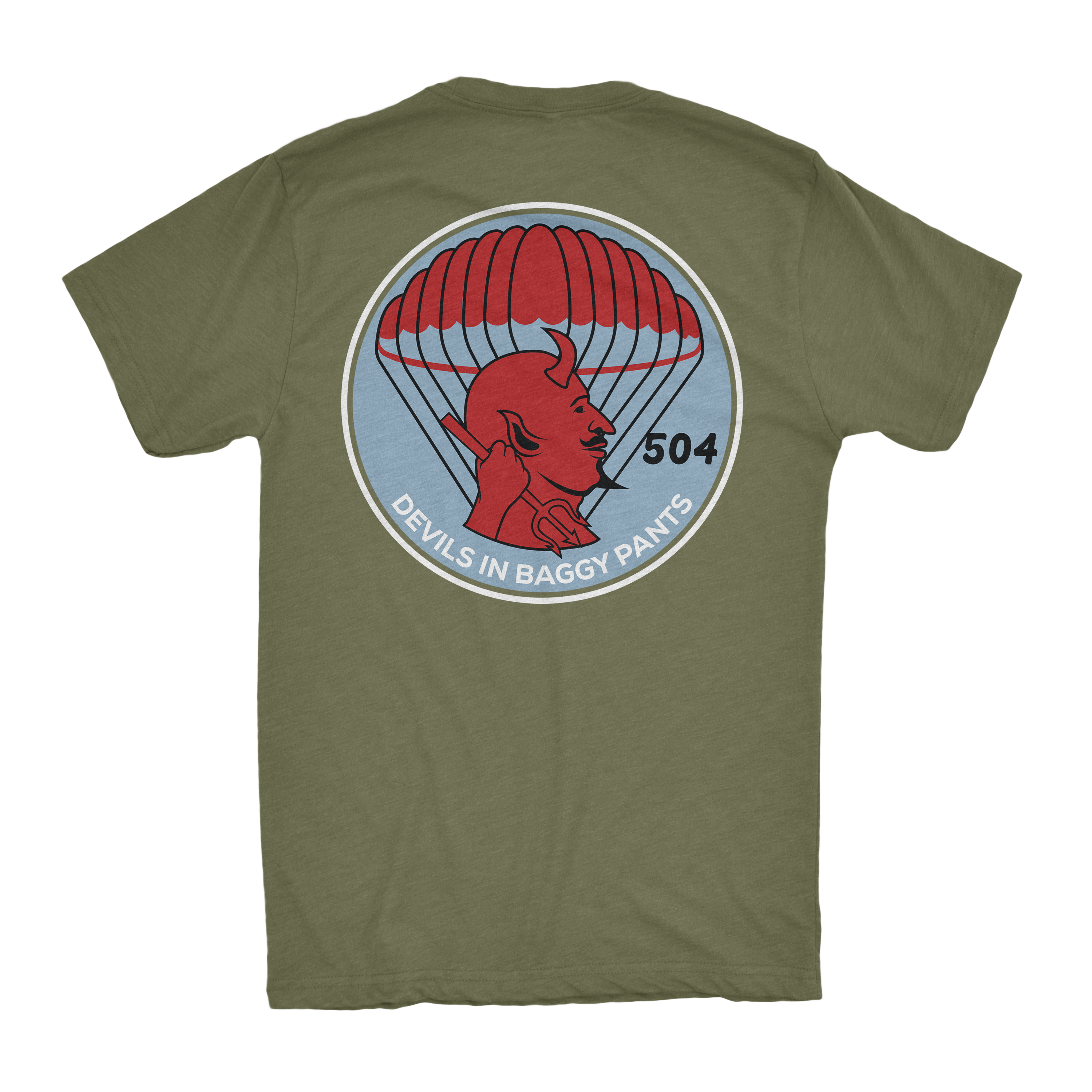 504 Devils Airborne Classic Athletic Shirt