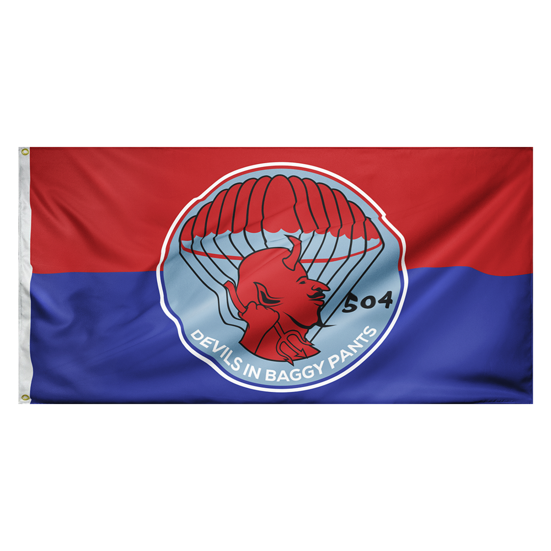 504 Devils Airborne Classic Flag