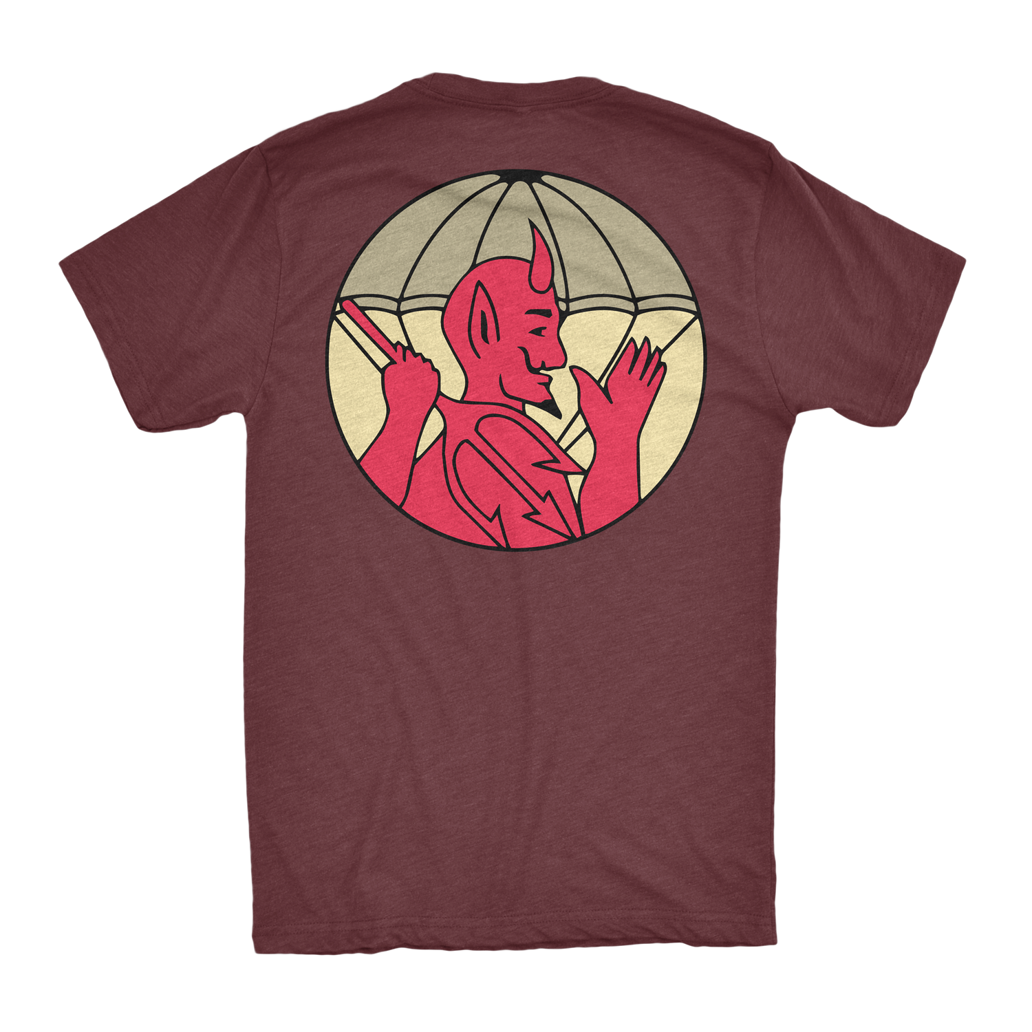 504th Parachute Infantry Regiment Vintage Devil Athletic Shirt