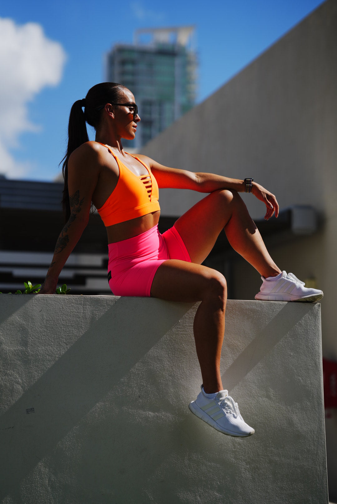 Neon Seventh Heaven Sports Bra
