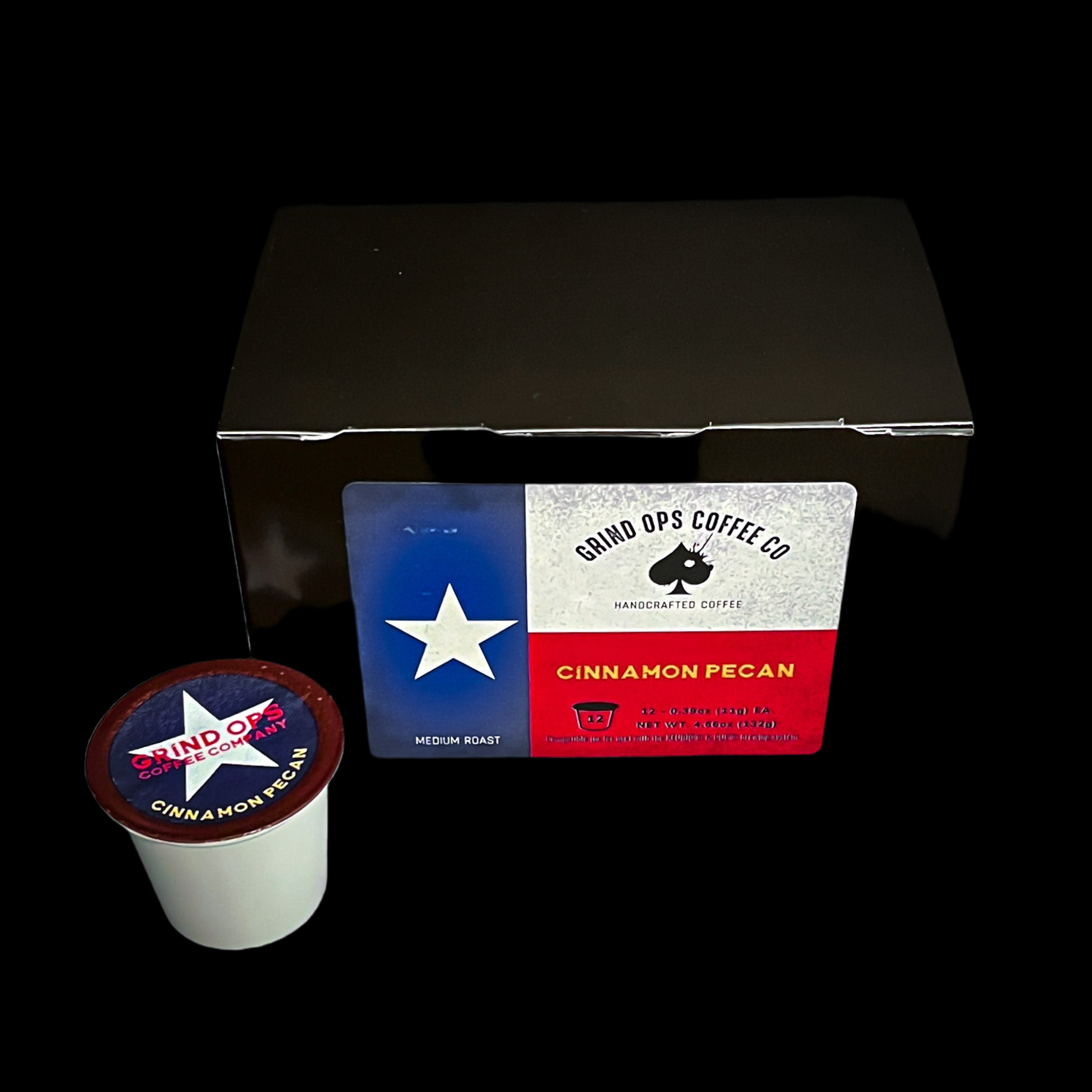 TEXAS BLEND COFFEE (CINNAMON/PECAN) K-CUPS (KEURIG®)