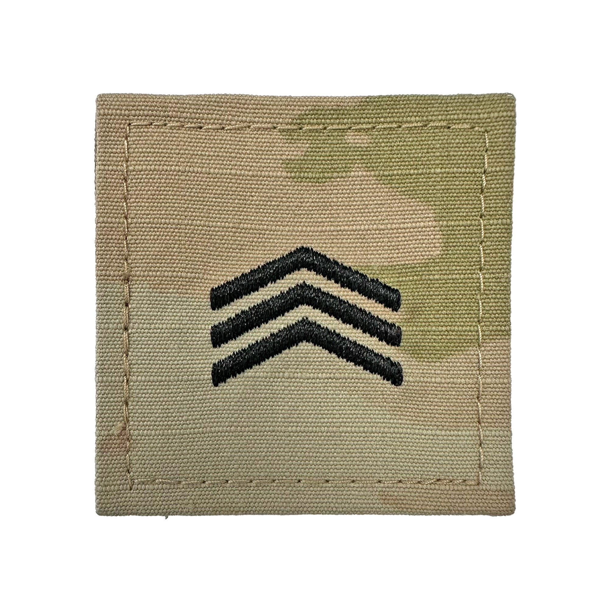 ROTC Sergeant OCP Rank with Hook Fastener