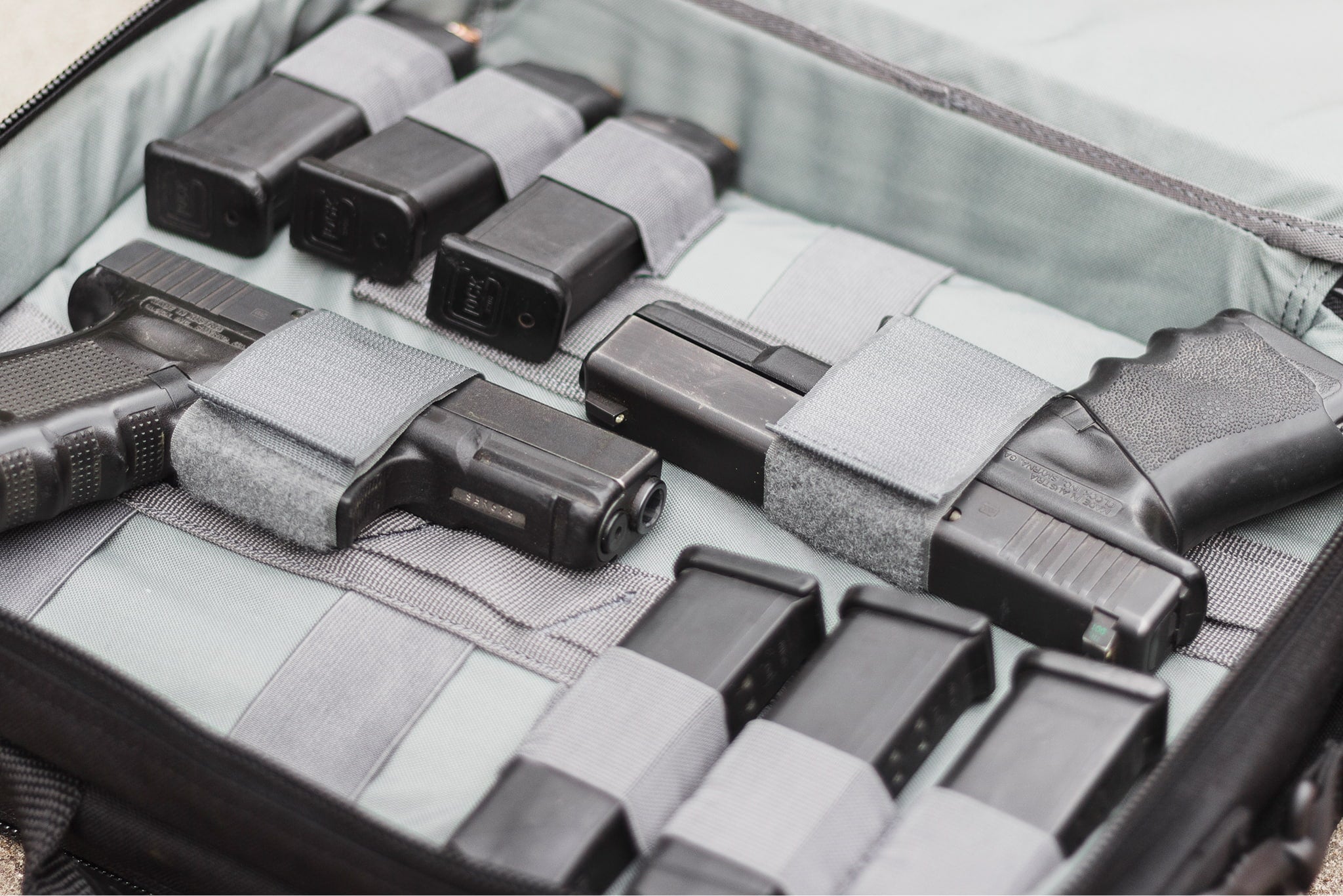 Four Gun Pistol Pack, Range Bag