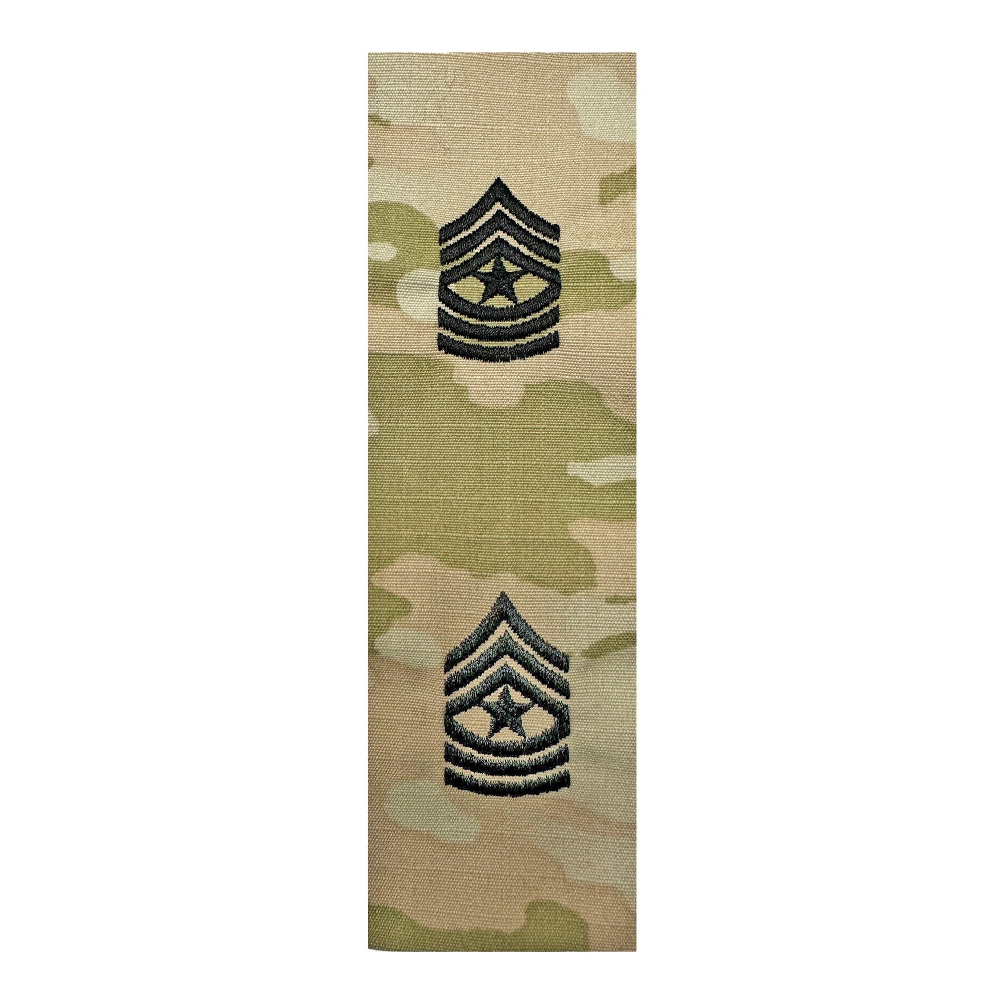 Sargento Mayor E9 del Ejército de EE. UU. OCP para coser en gorra “Solo” (par)