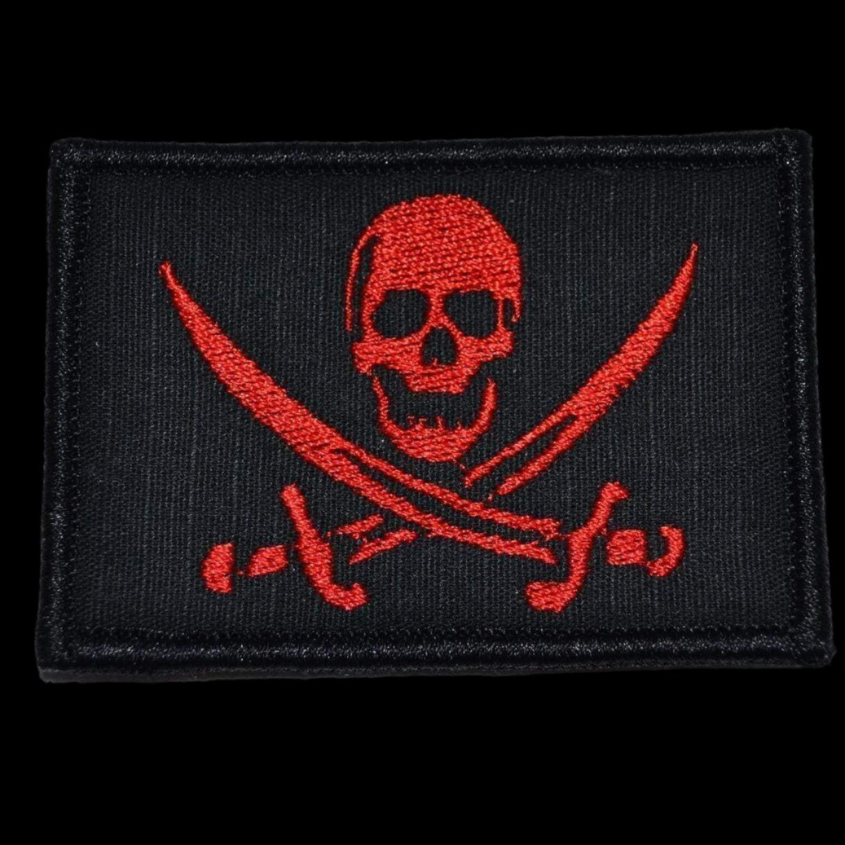 PIRATE JOLLY ROGER TACTICAL MORALE PATCH