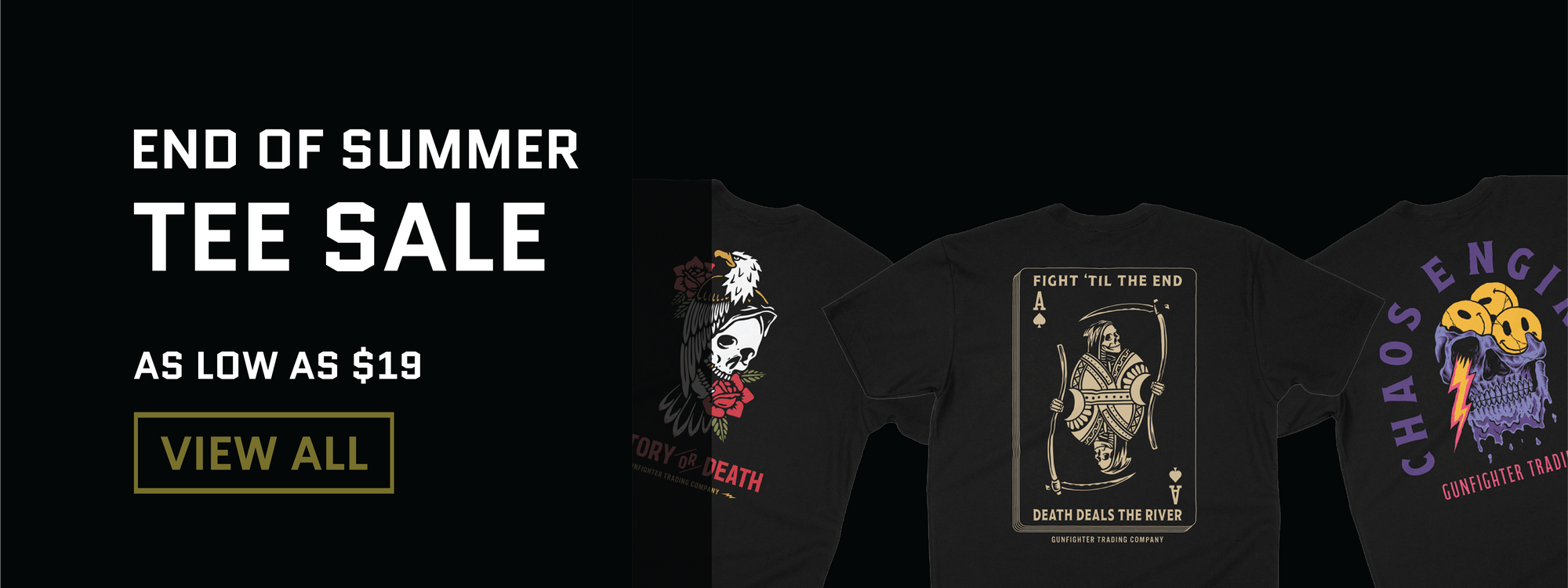 End of Summer Tee Sale As Low As $19.00
