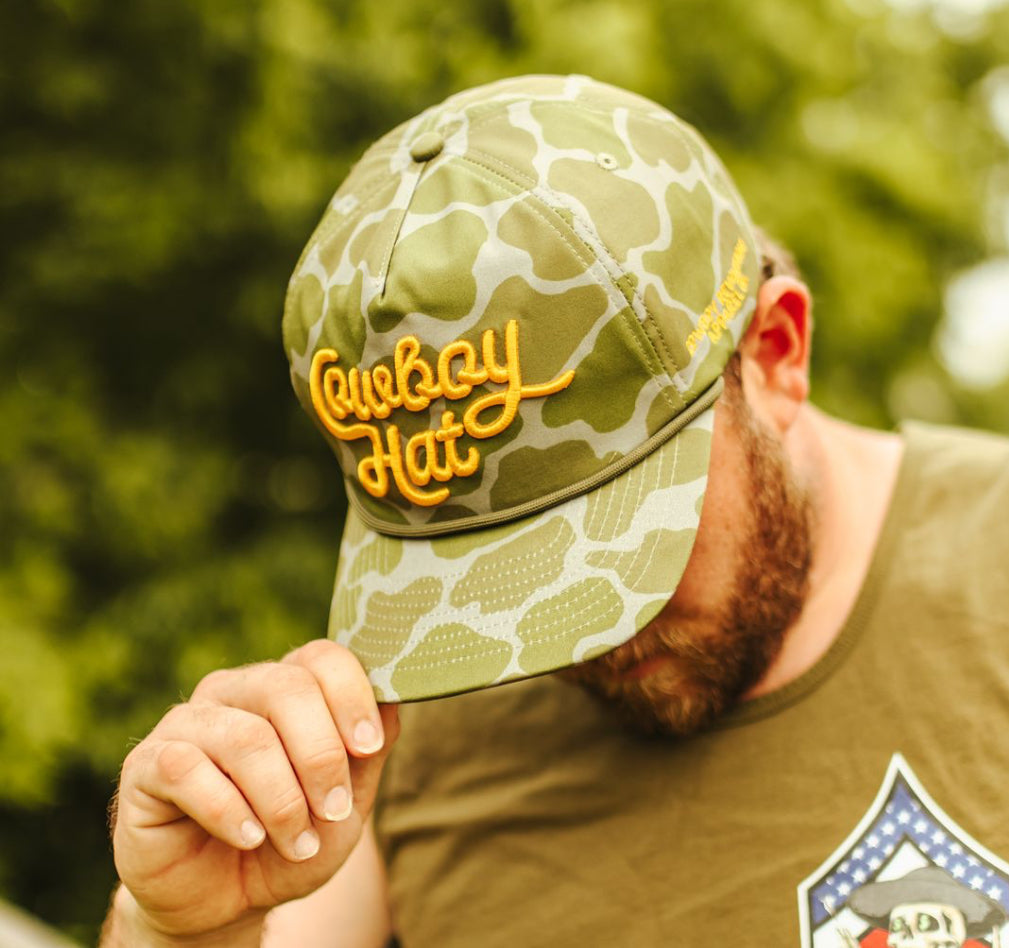 TURTLE CAMO “COWBOY HAT” 5-PANEL HAT