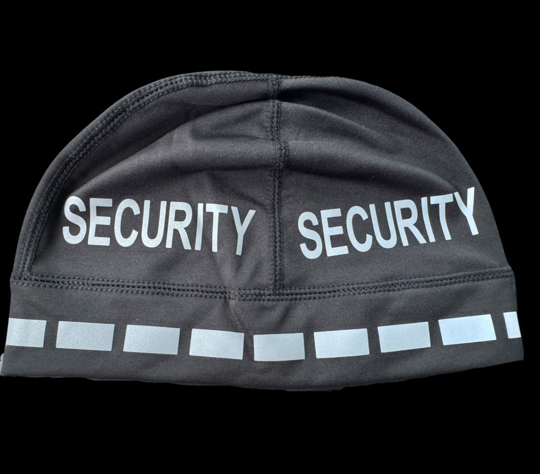 Black Beanie- SECURITY
