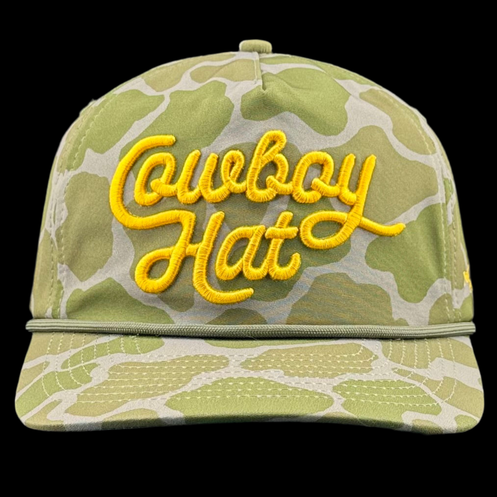 TURTLE CAMO “COWBOY HAT” 5-PANEL HAT