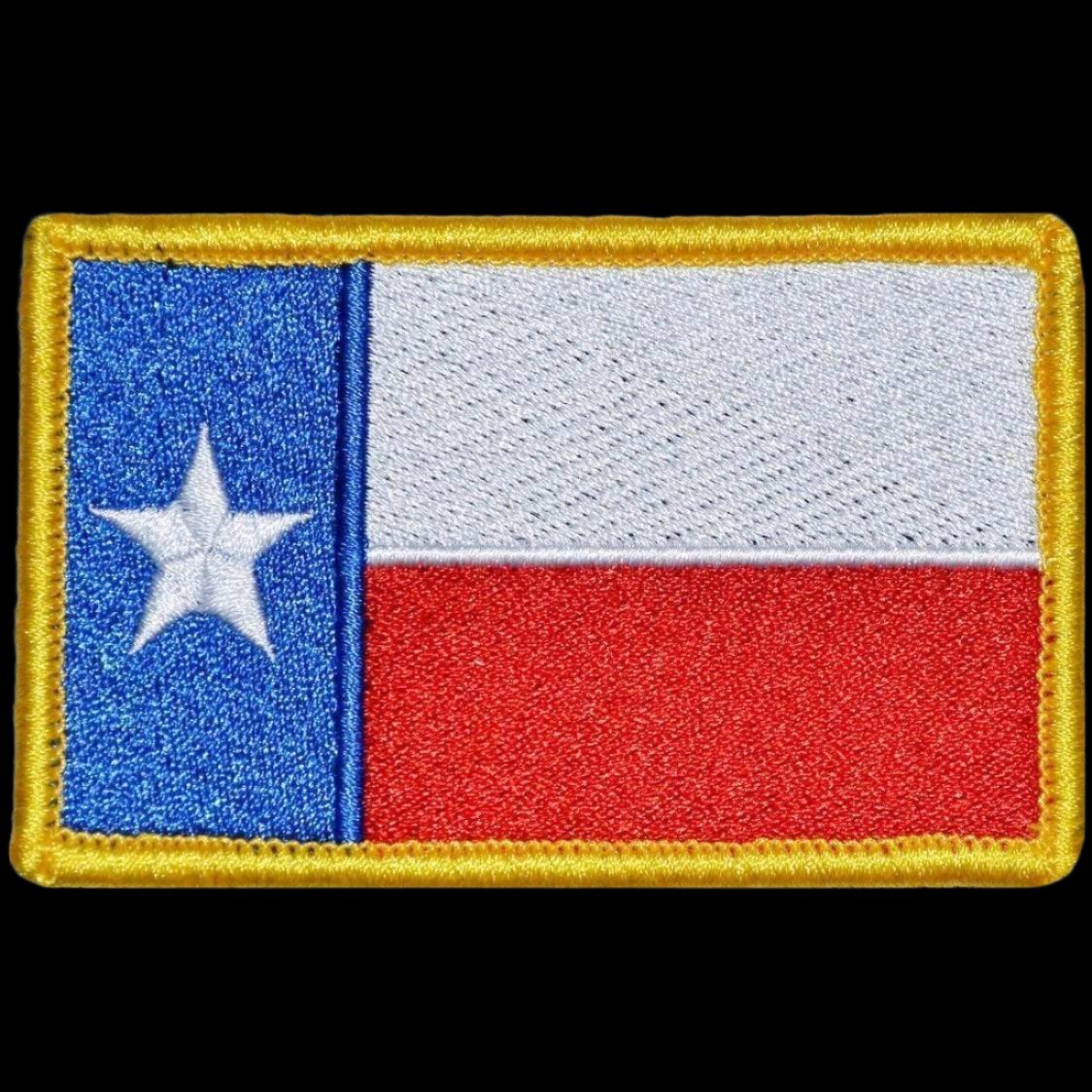 Bandera del estado de Texas: parche de 2 x 3 pulgadas