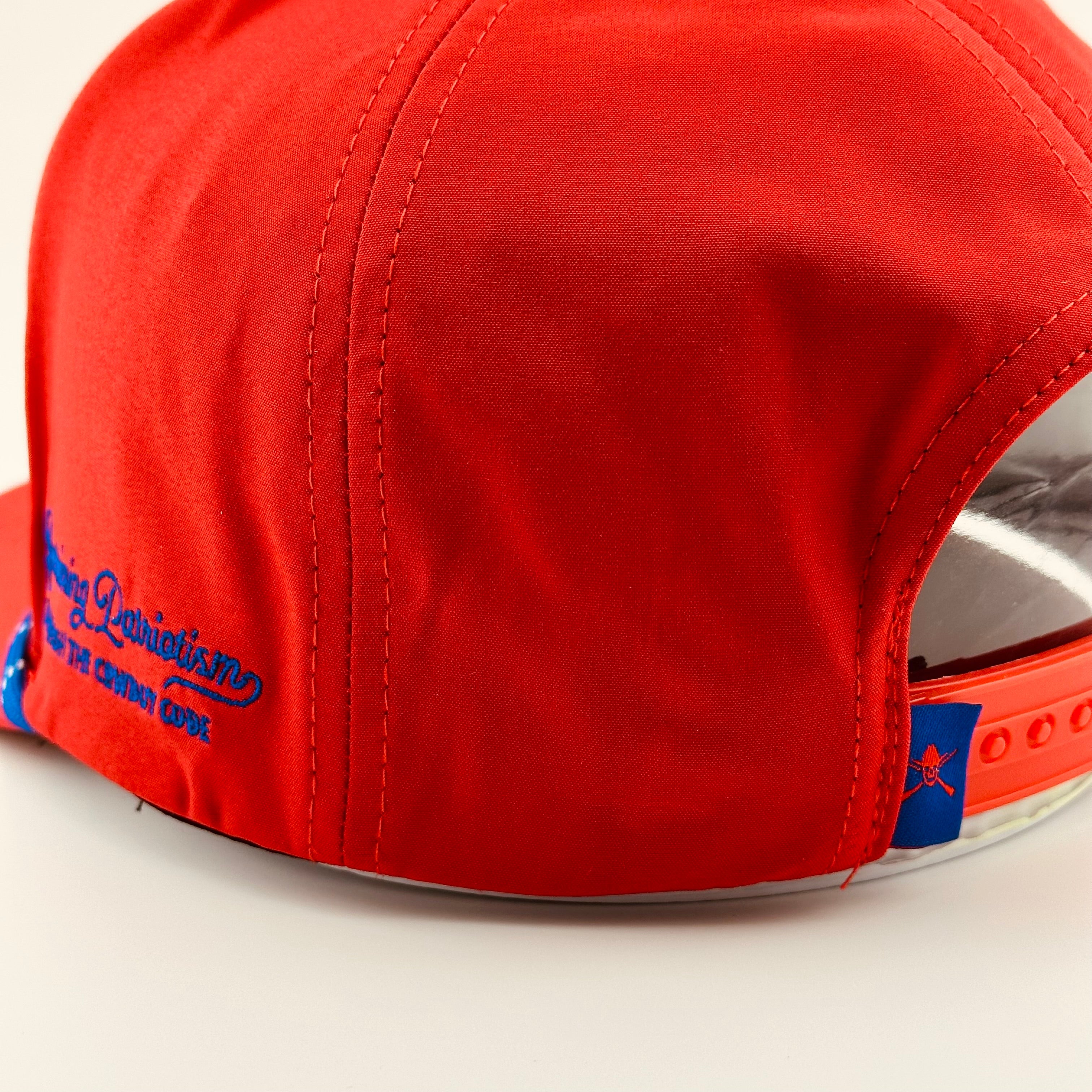 “LIGHTNING" RED, WHITE, AND BLUE PERFORMANCE HAT