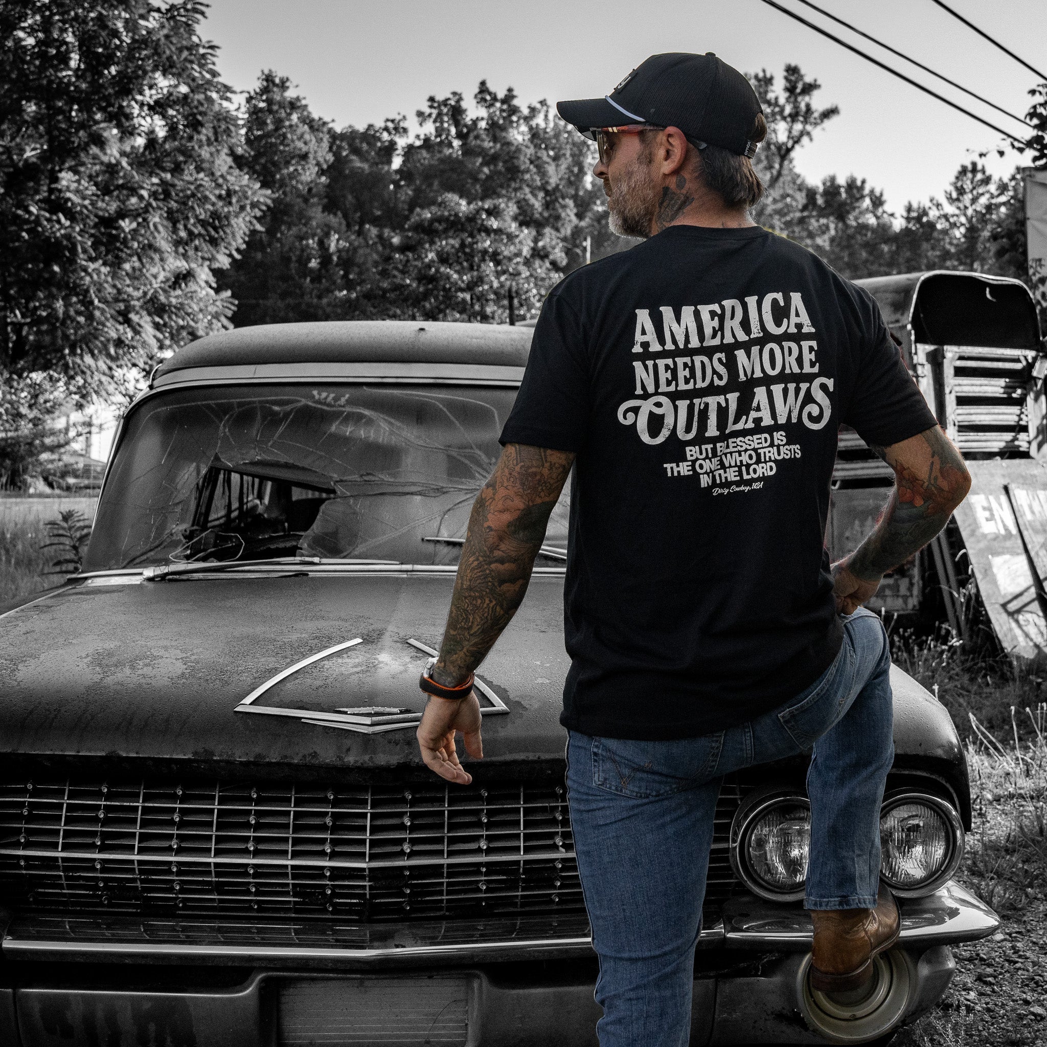 America Needs More Outlaws Men's T-Shirt