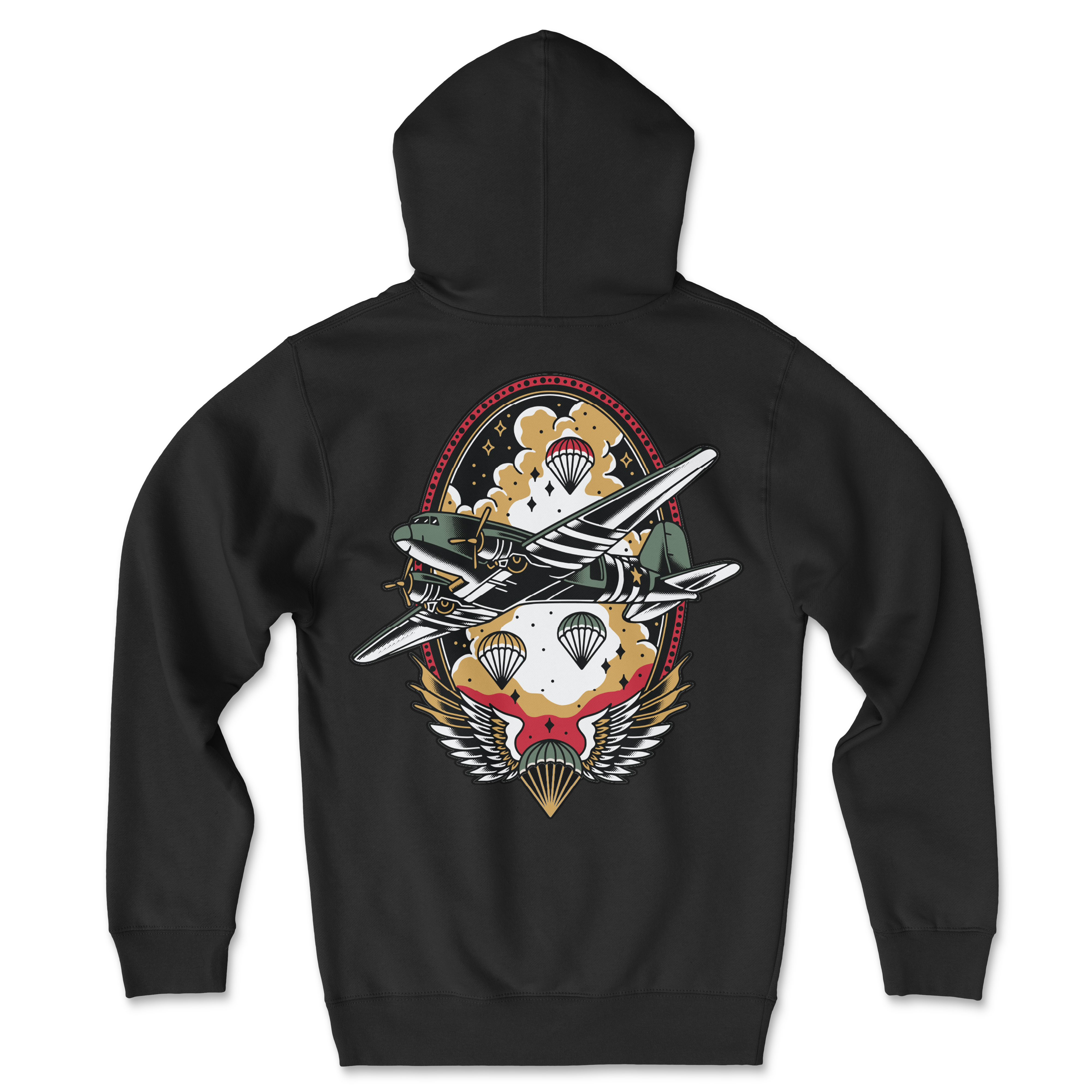 Airborne Traditional Hoodie