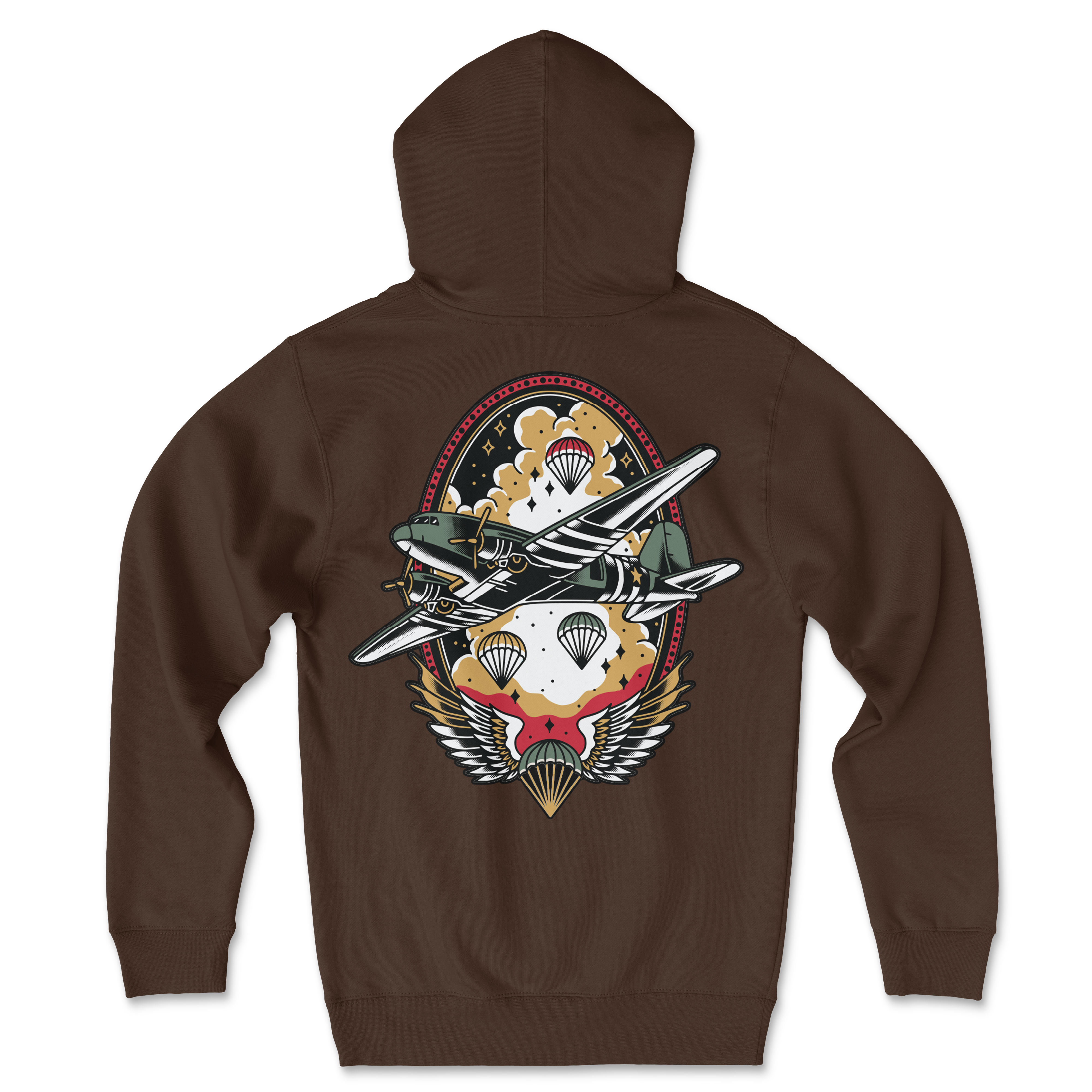 Airborne Traditional Hoodie