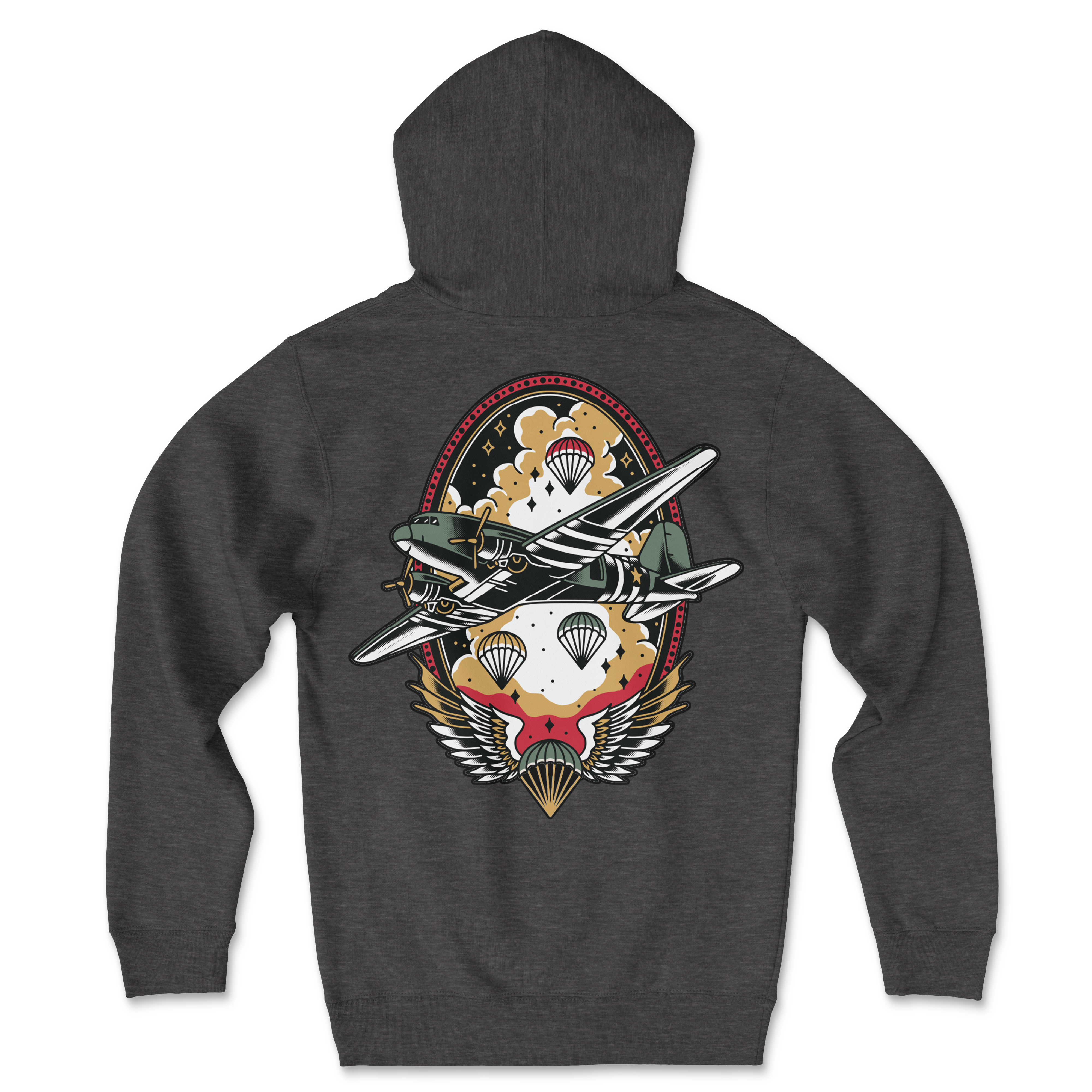 Airborne Traditional Hoodie