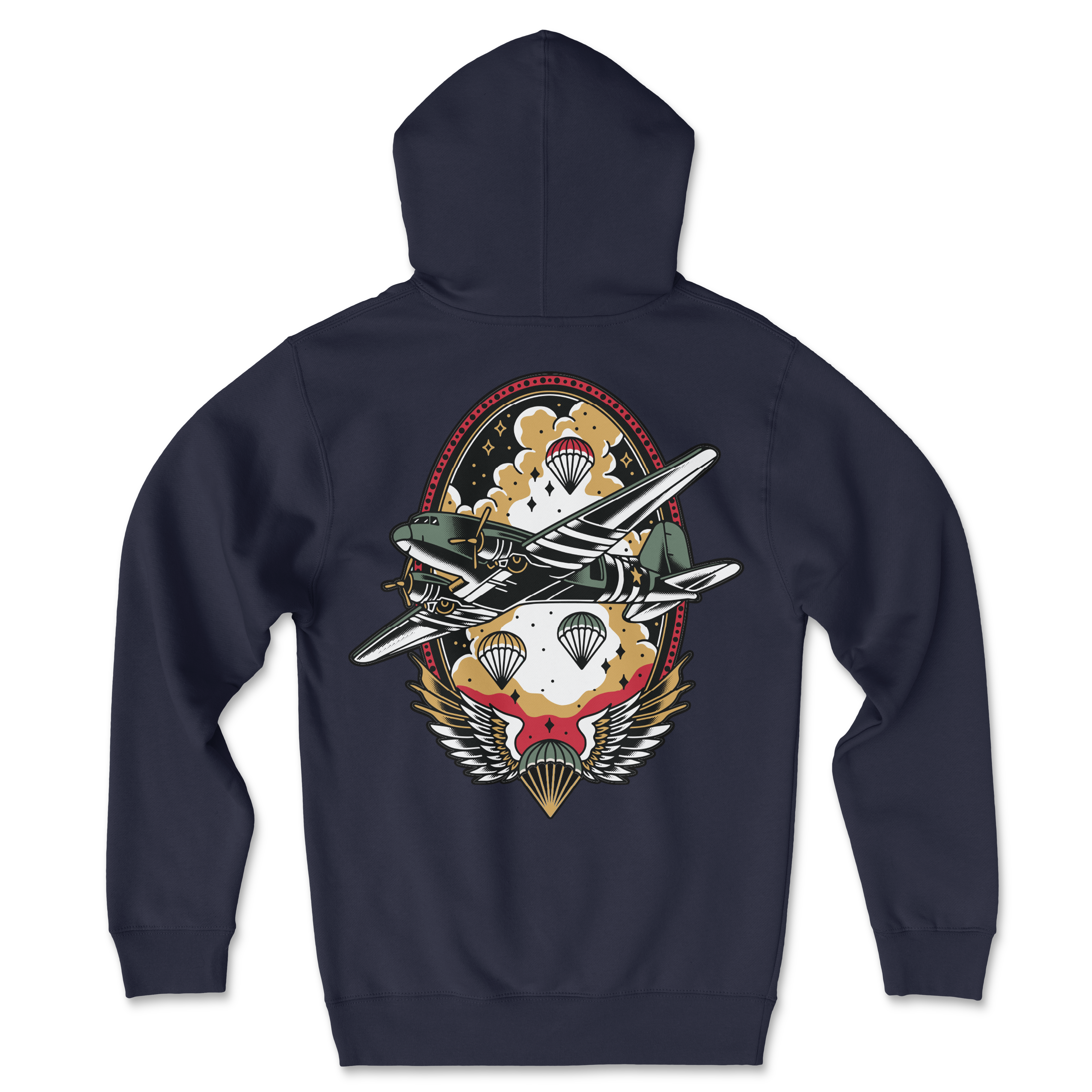 Airborne Traditional Hoodie