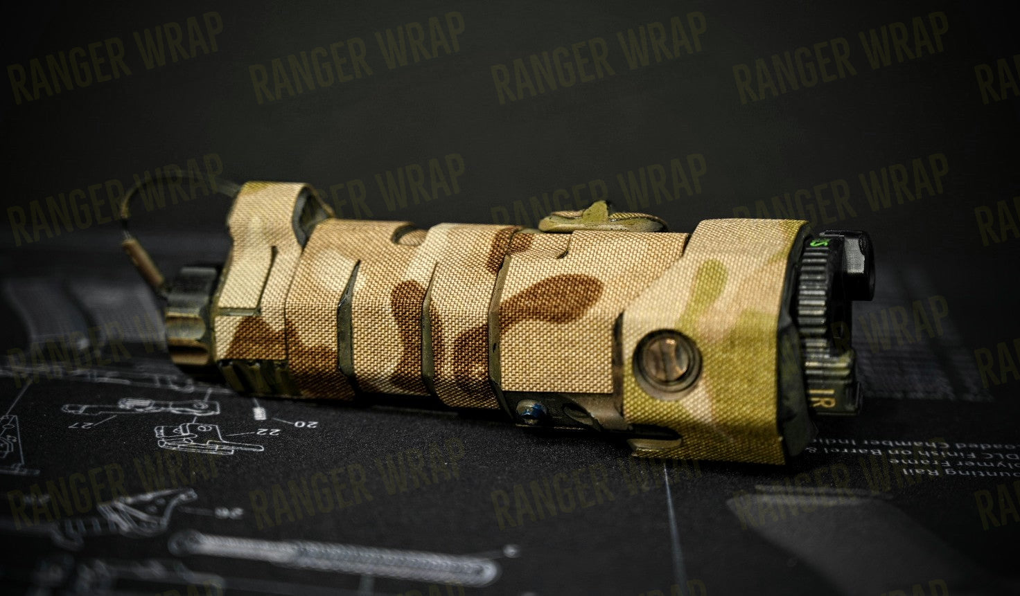 B.E. Meyers MAWL DA/C1+ - IR Device Wrap in Cordura Fabric