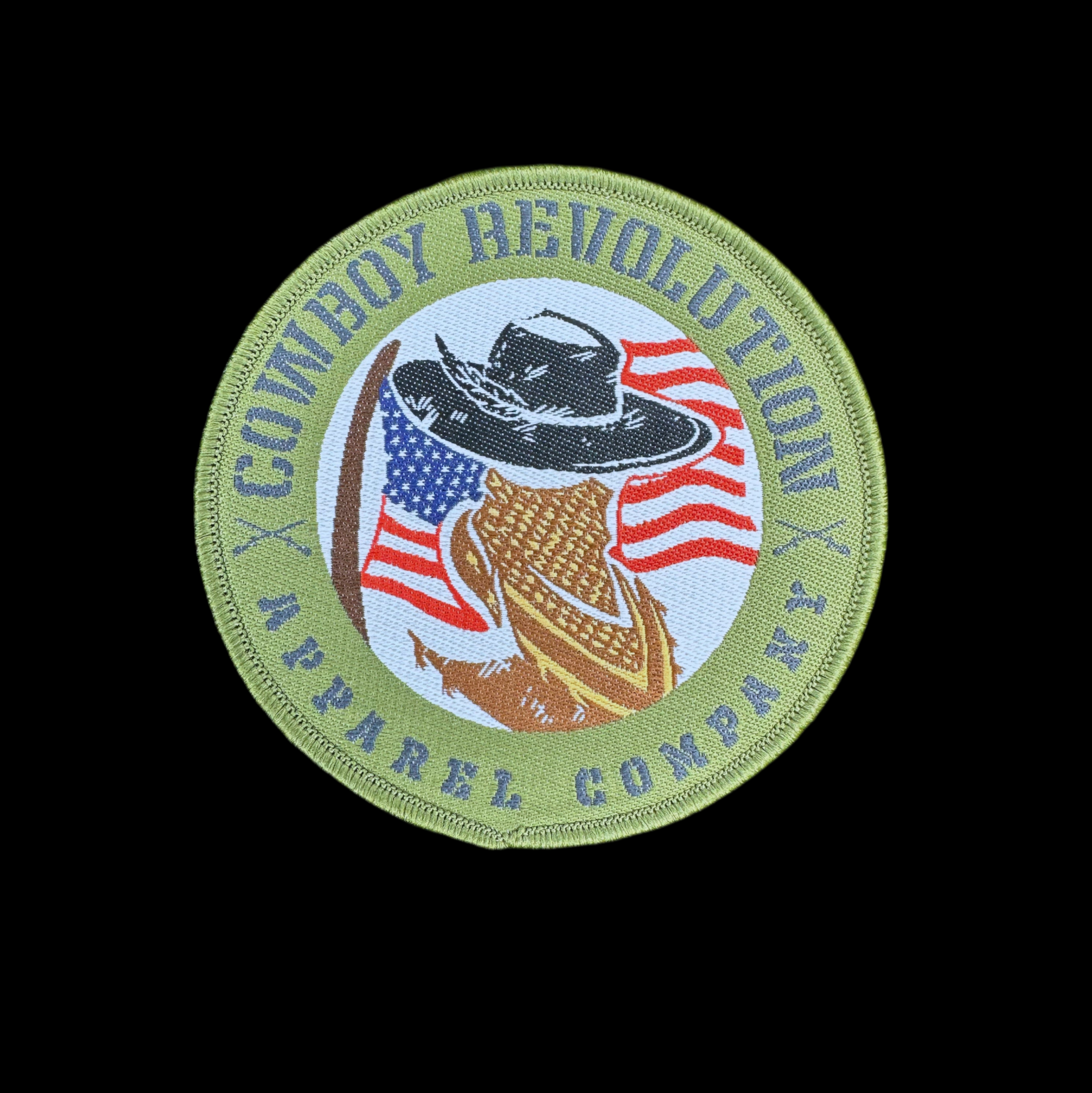 COWBOY REVOLUTION APPAREL CO. IRON-ON PATCH