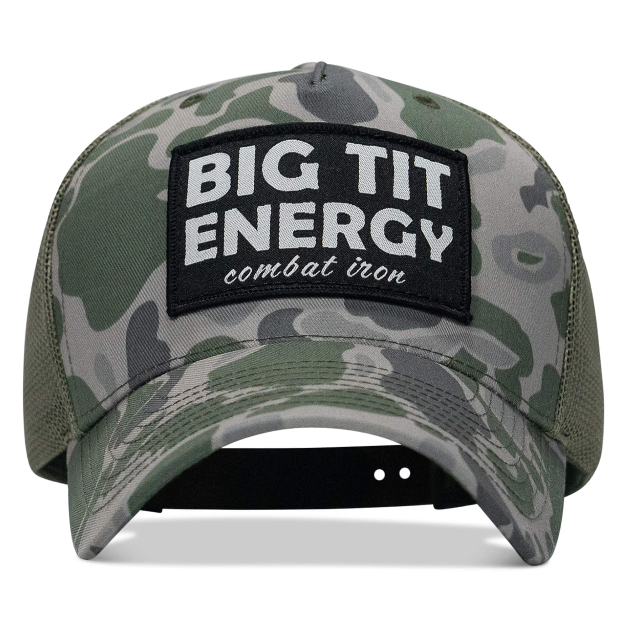Big Tit Energy Patch Mesh Snapback Hat