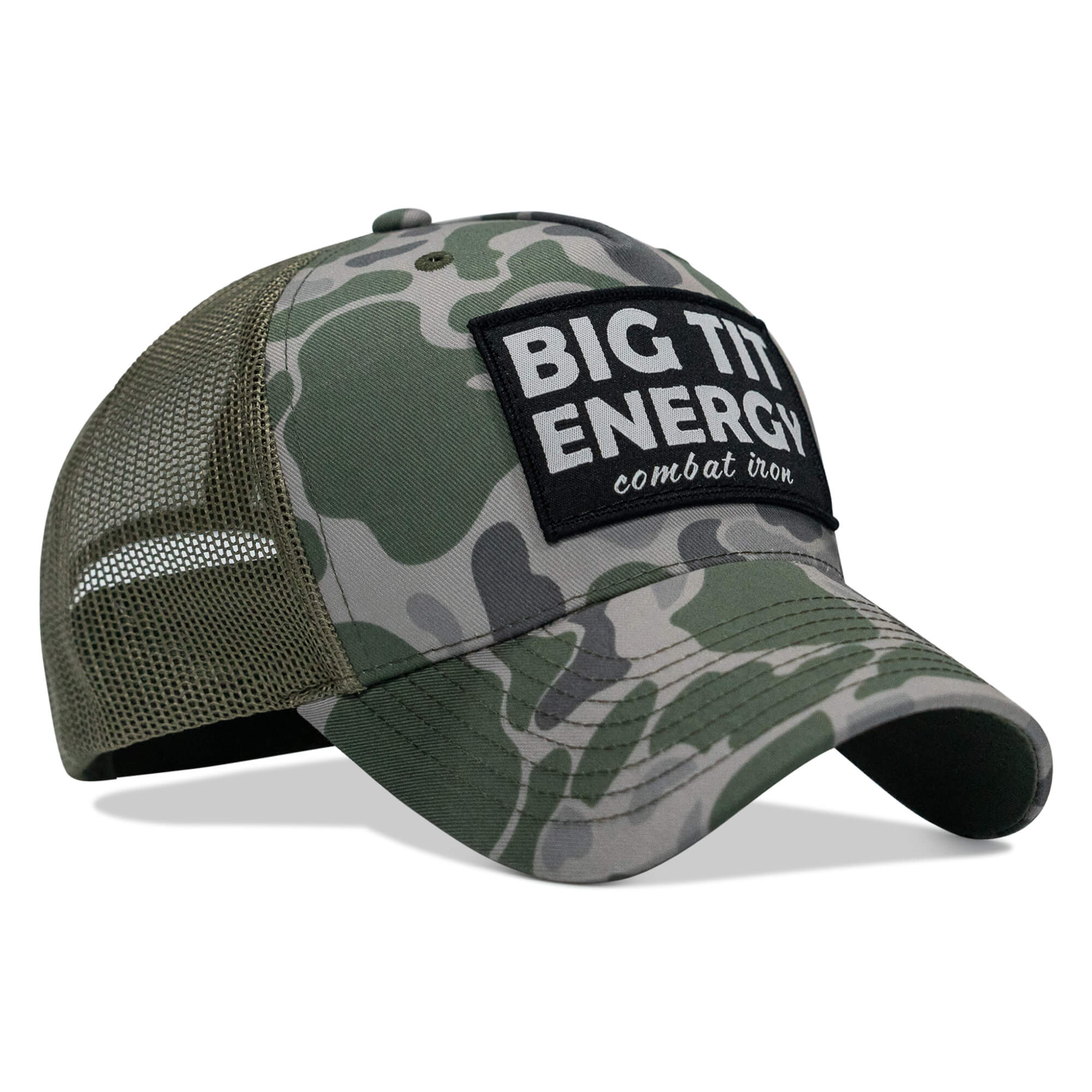 Big Tit Energy Patch Mesh Snapback Hat