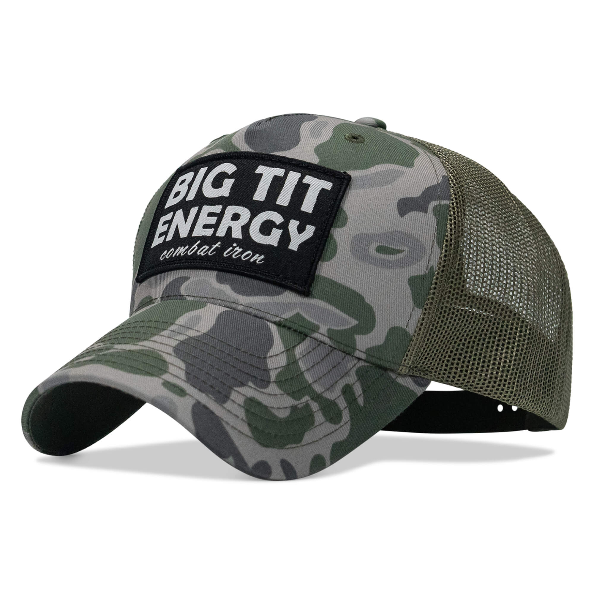 Big Tit Energy Patch Mesh Snapback Hat