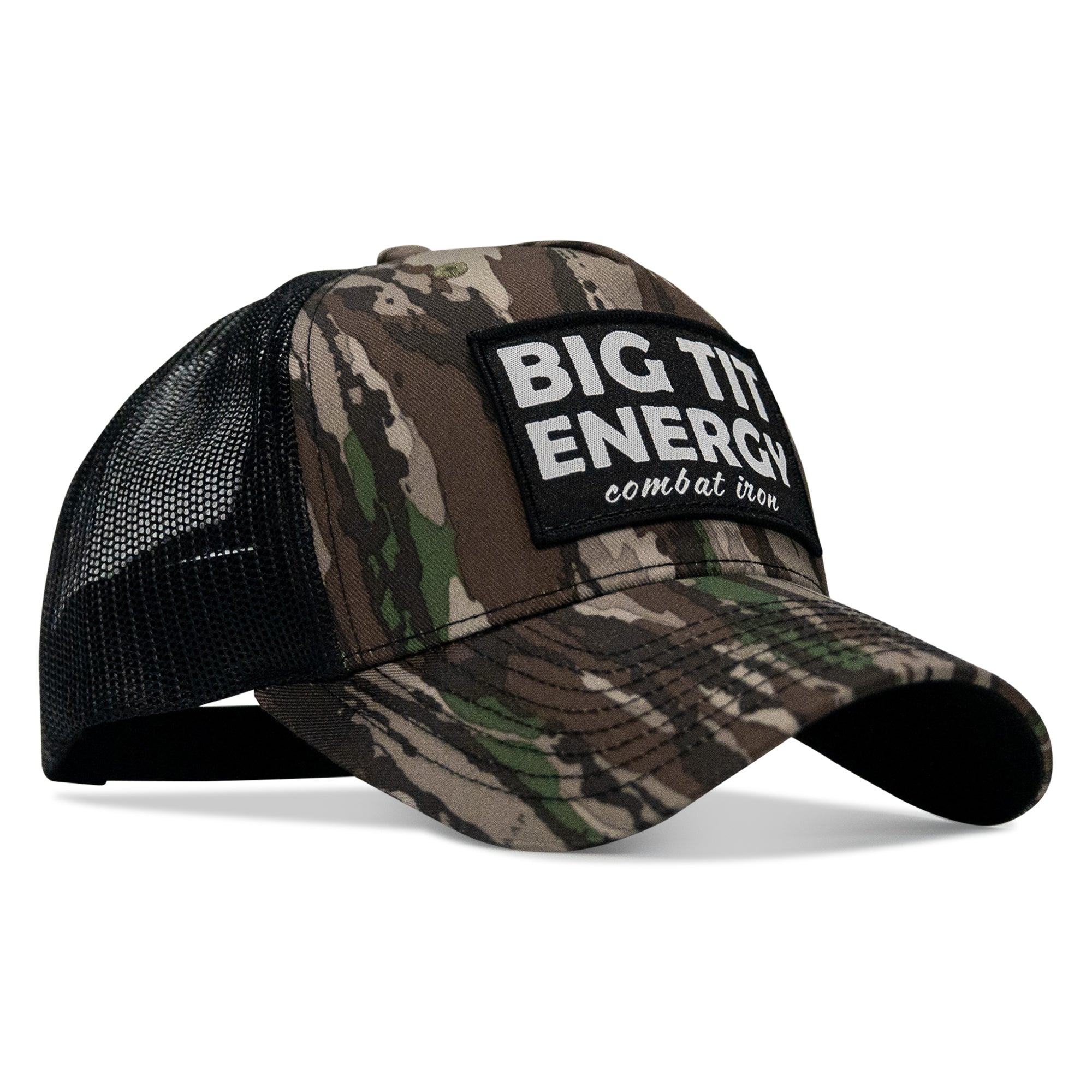 Big Tit Energy Patch Mesh Snapback Hat