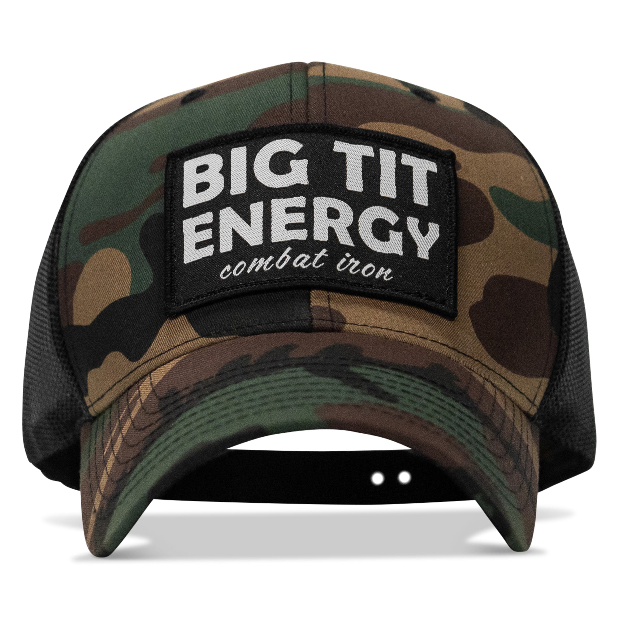 Big Tit Energy Patch Mesh Snapback Hat