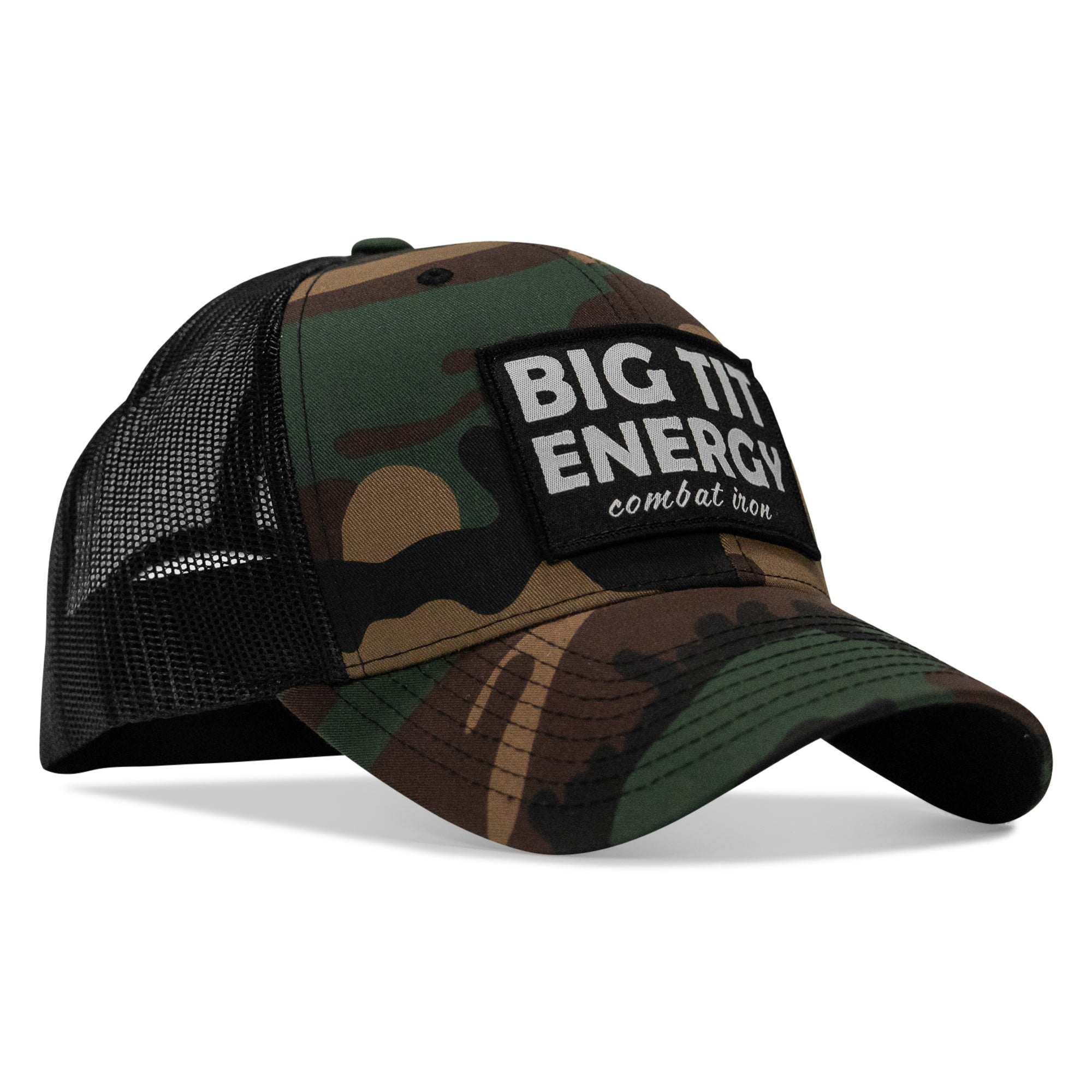 Big Tit Energy Patch Mesh Snapback Hat